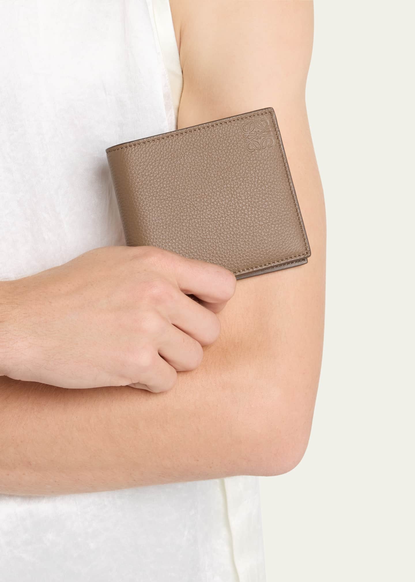 【関税送料込】LOEWE Anagram Small Billfold Wallet 財布 LOEWE Anagram textured-leather wallet | NET-A-PORTER