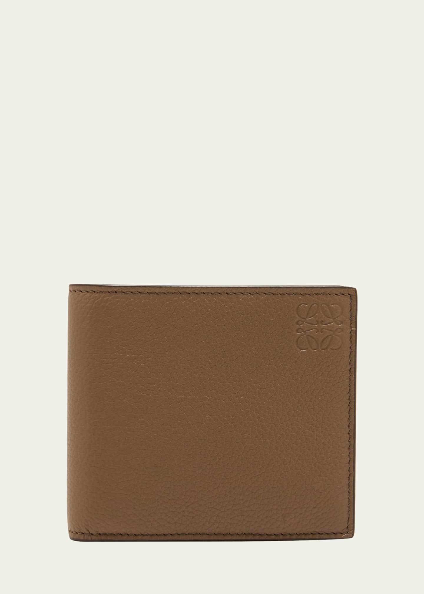 Loewe Men's Debossed Anagram Leather Bifold Wallet