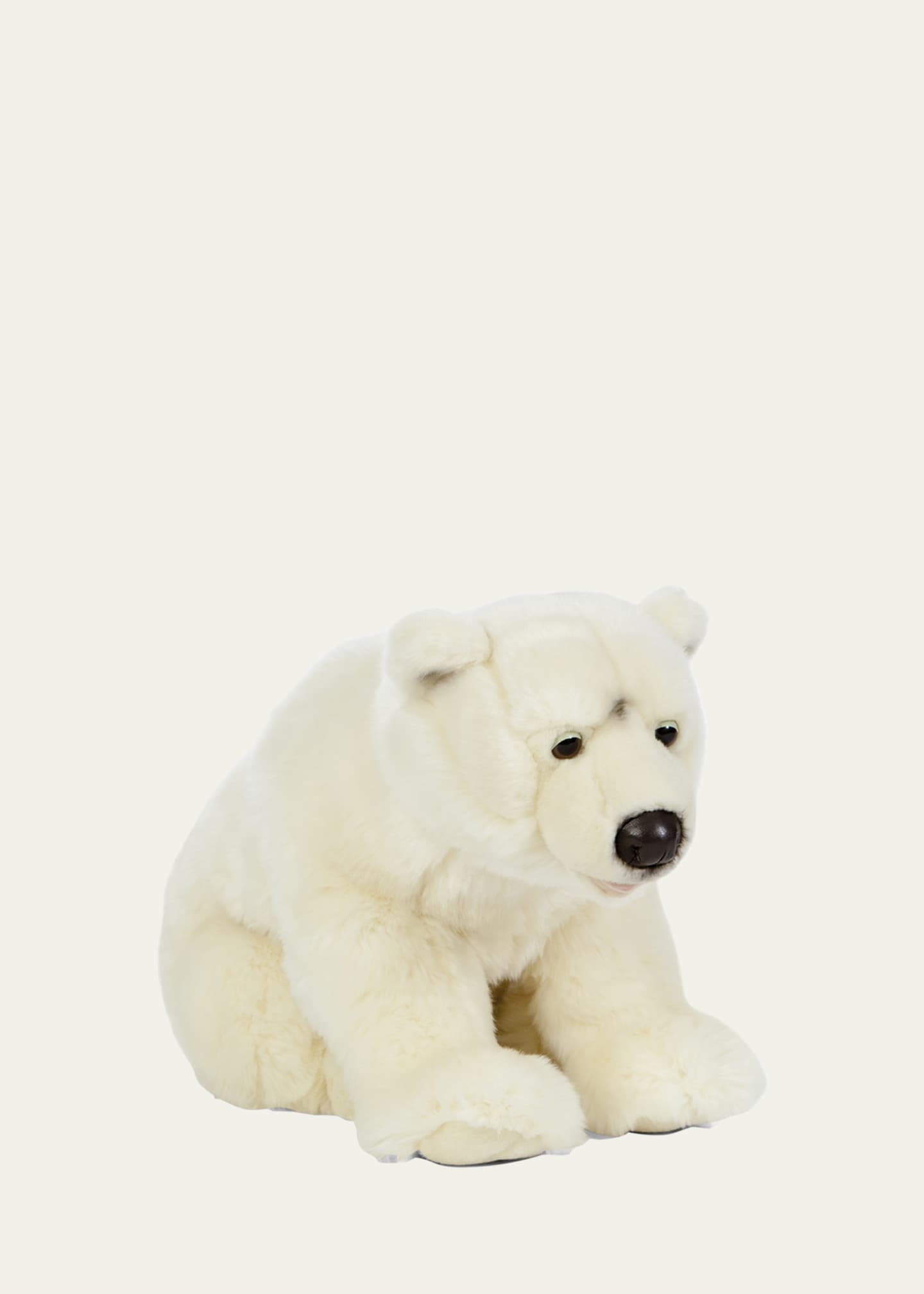 Living Nature Large Polar Bear Plush Toy Bergdorf Goodman