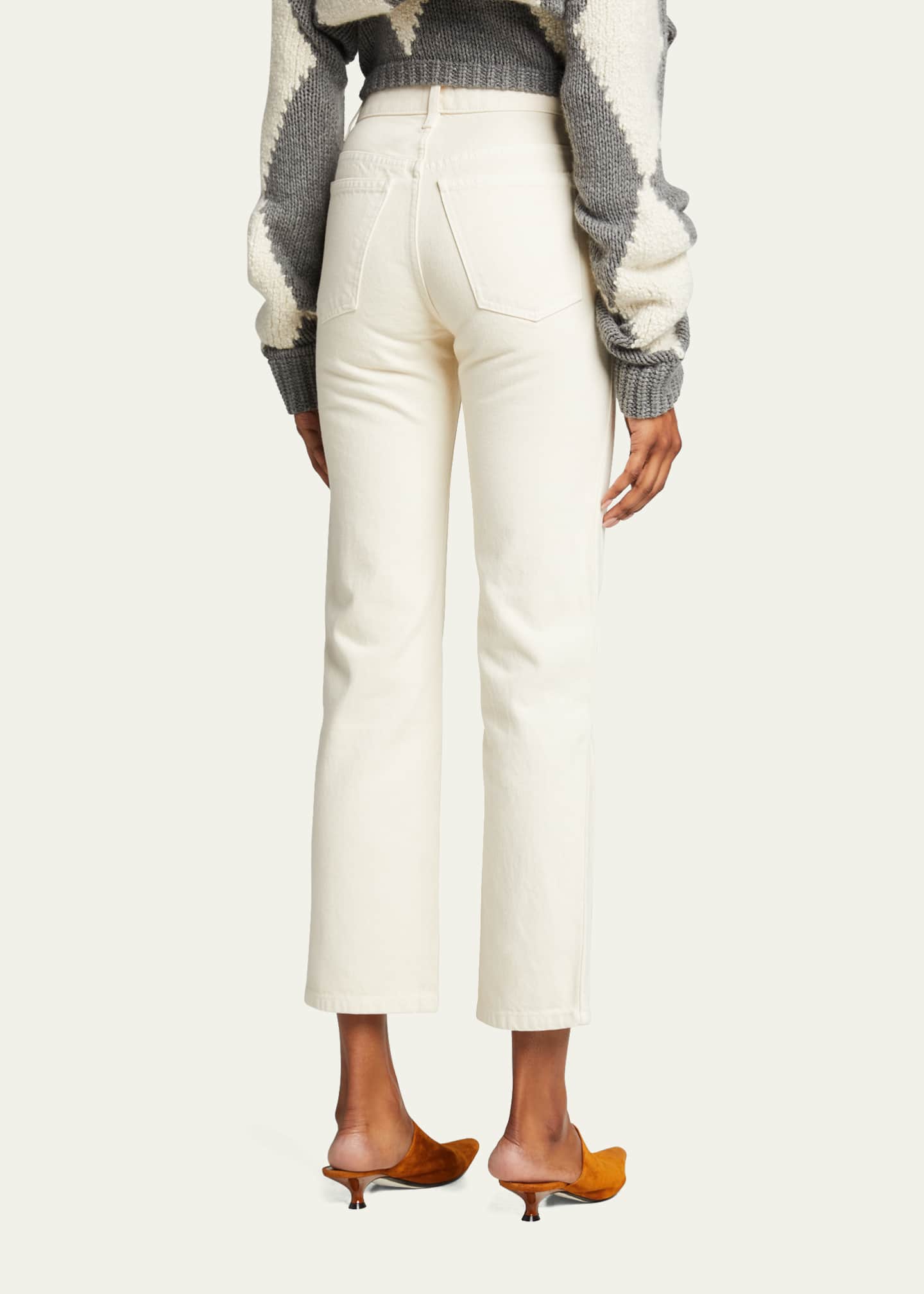 Khaite Abigail Straight-Leg Jeans Image 3 of 5