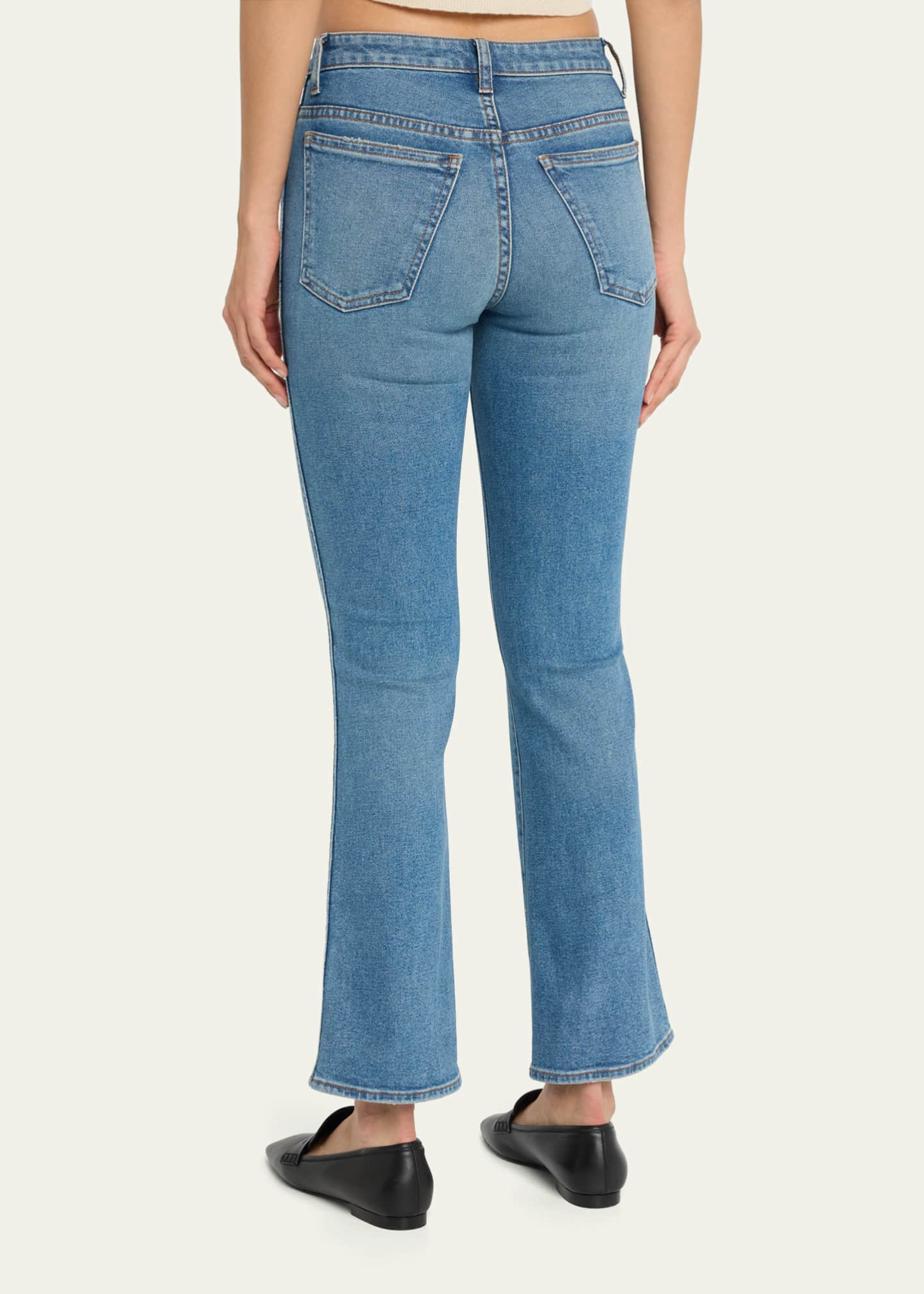 Khaite Vivian Boot-Cut Flare Jeans