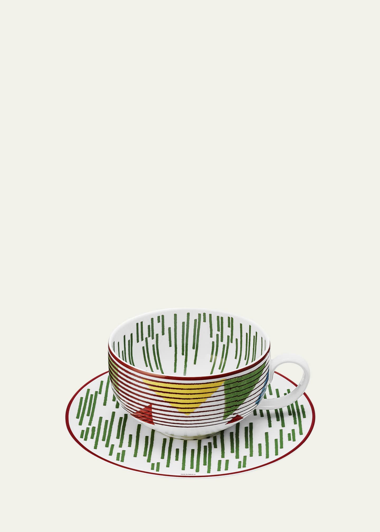 Hermes Hippomobile No.2 Teacup and Saucer, 6.8 oz.
