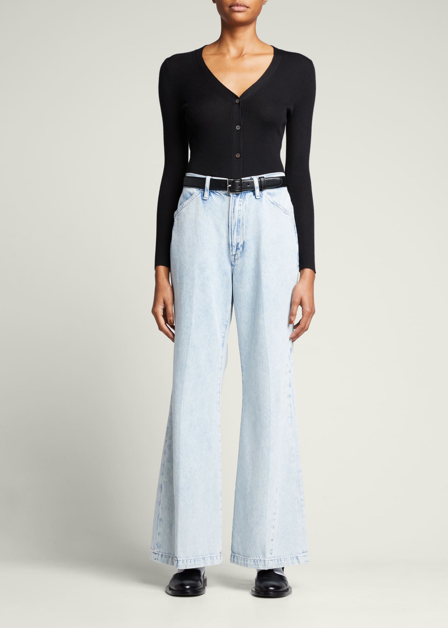 frame le baggy palazzo