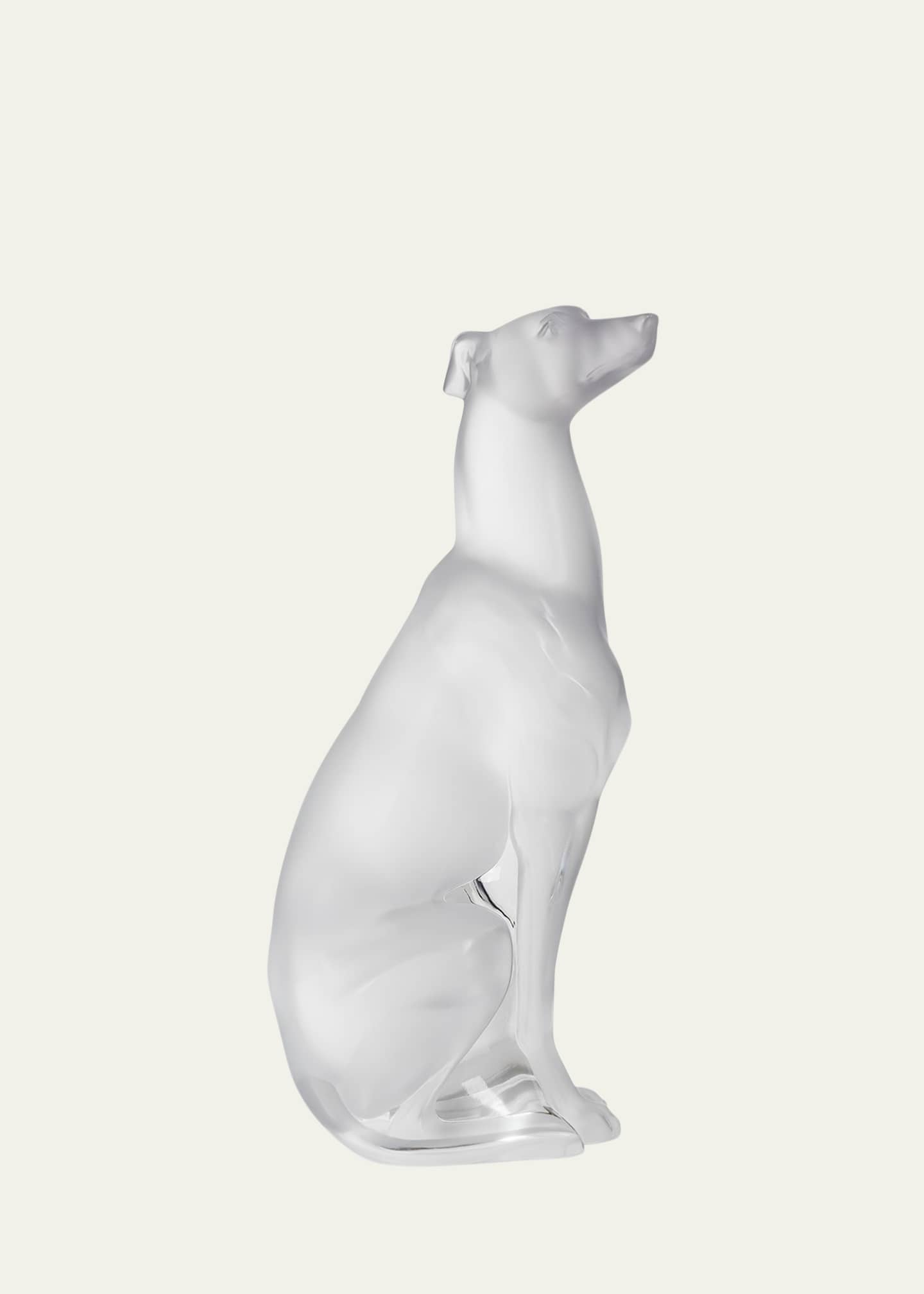 Lalique Clear Greyhound Sculpture Image 1 of 2