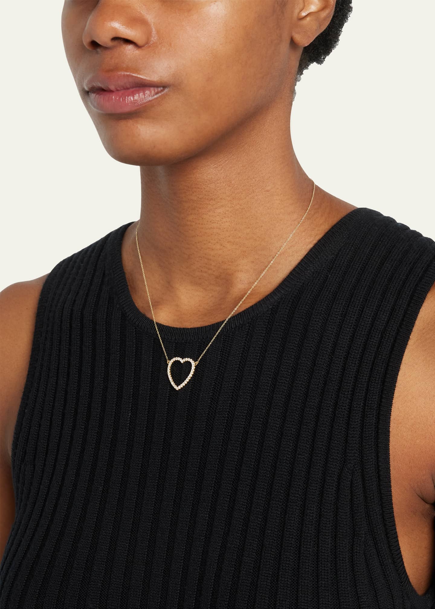 Jennifer meyer open heart necklace sale