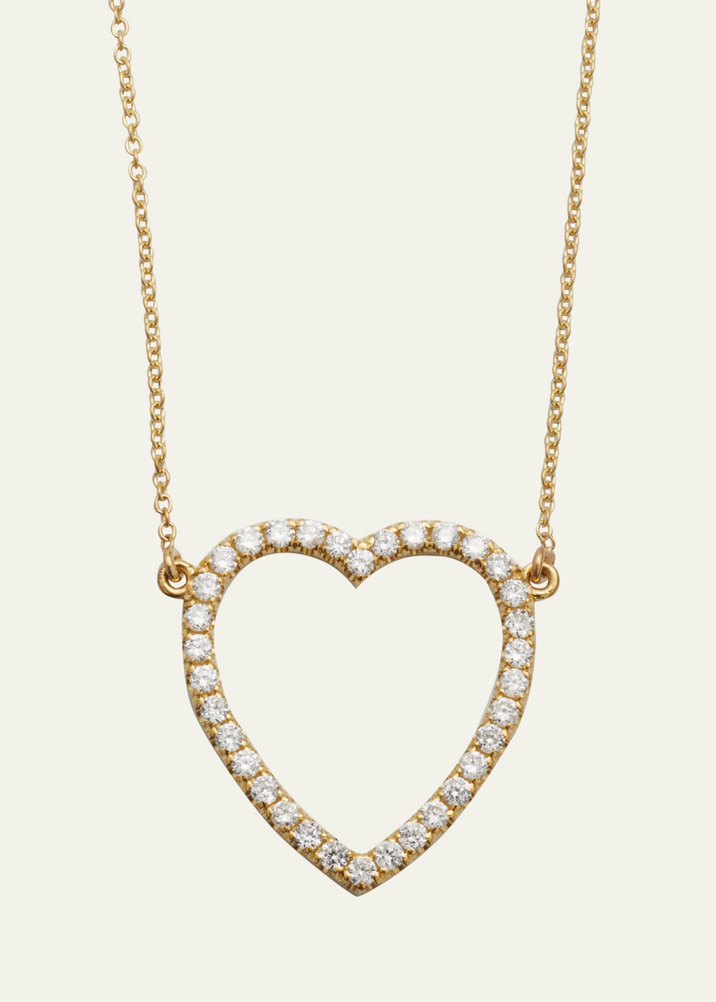 Jennifer meyer open heart necklace top