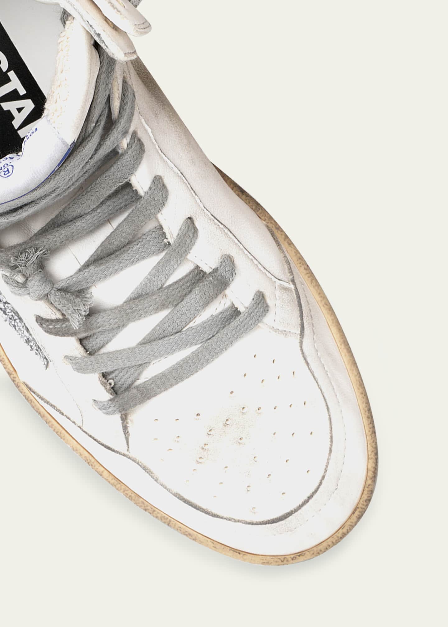 Golden Goose Sky Star Leather High-Top Sneakers - Bergdorf