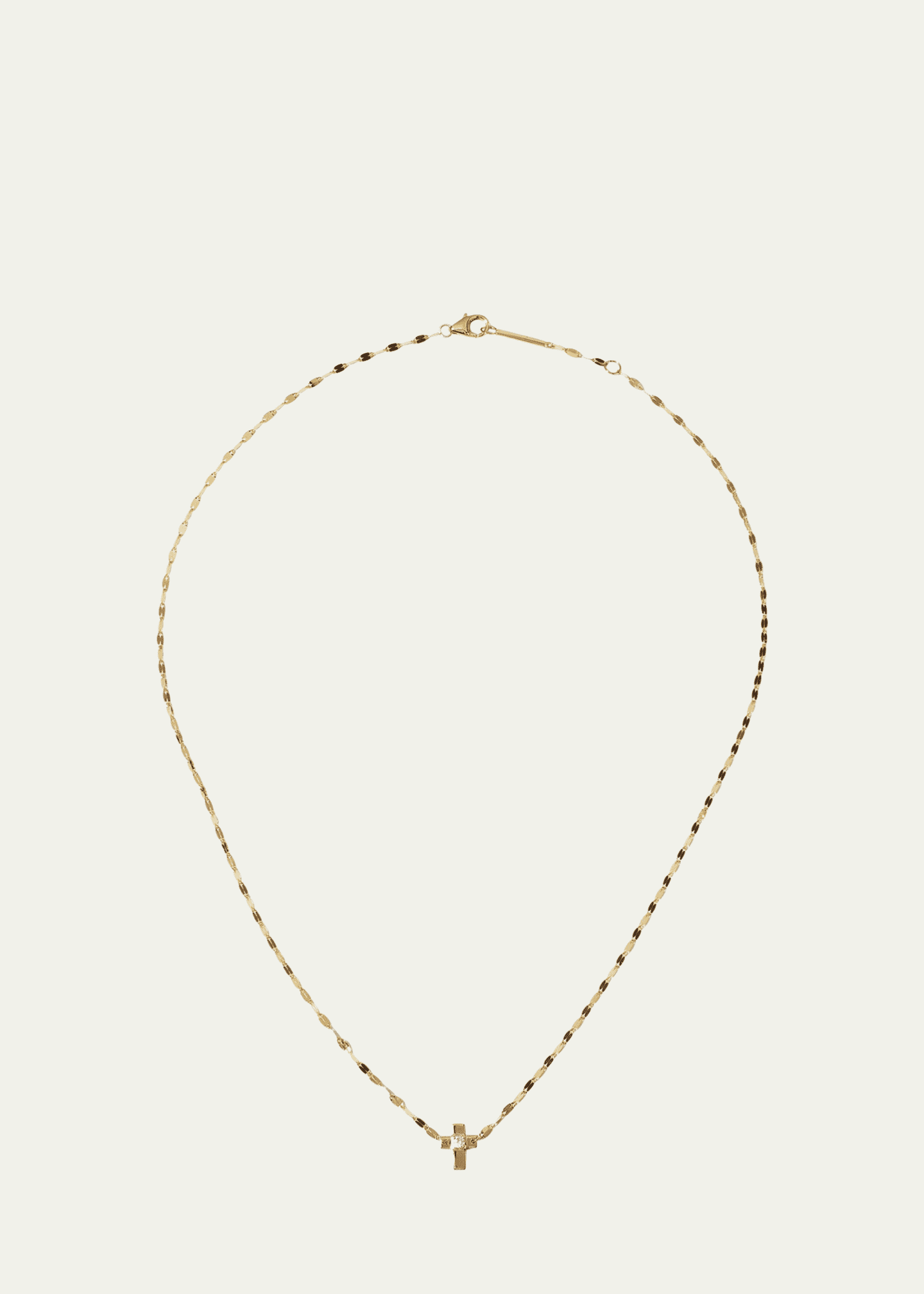 Lana Solo Mini Cross Pendant Necklace Image 1 of 4