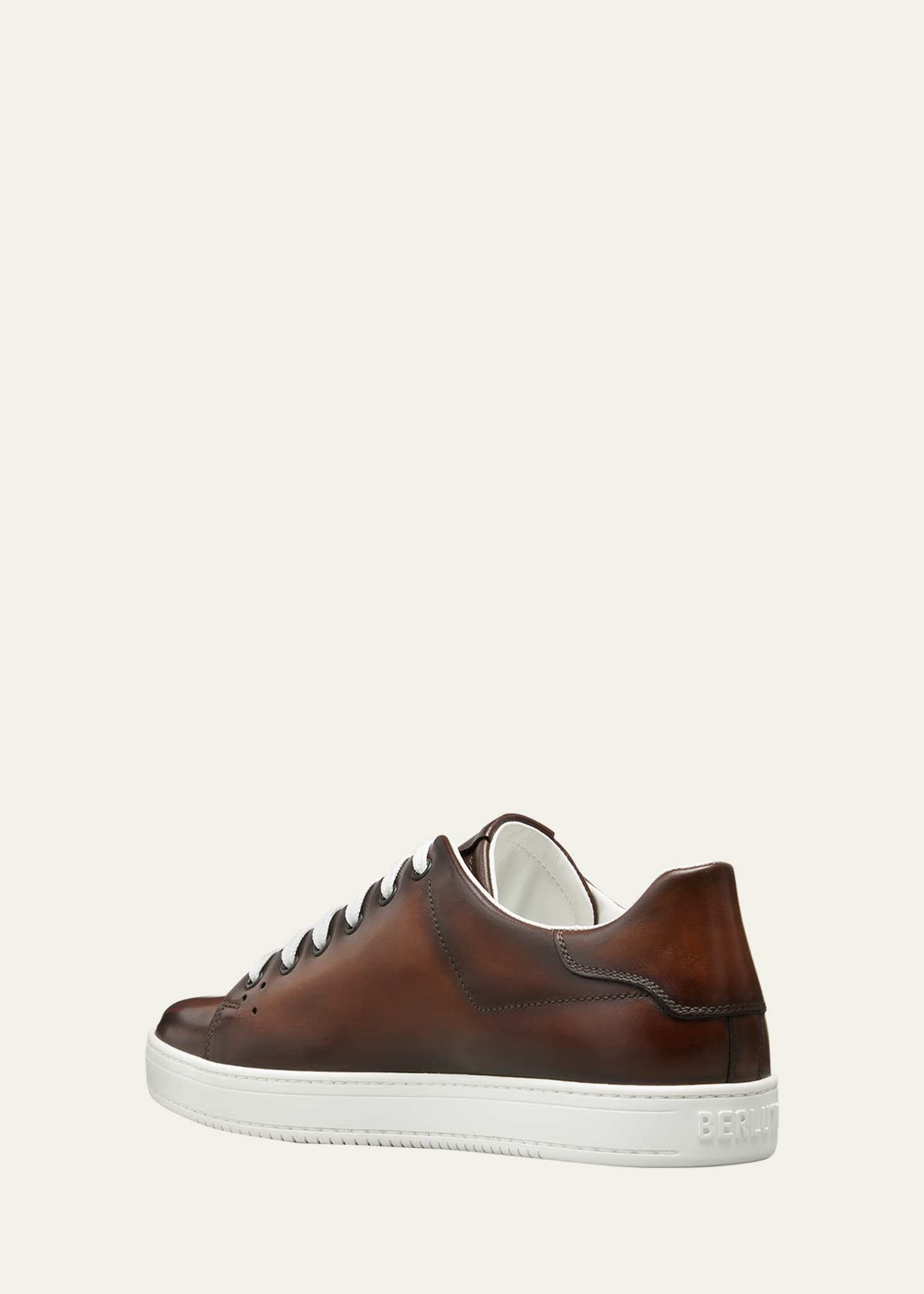 Berluti Men's Playtime Burnished Leather Sneakers - Bergdorf Goodman