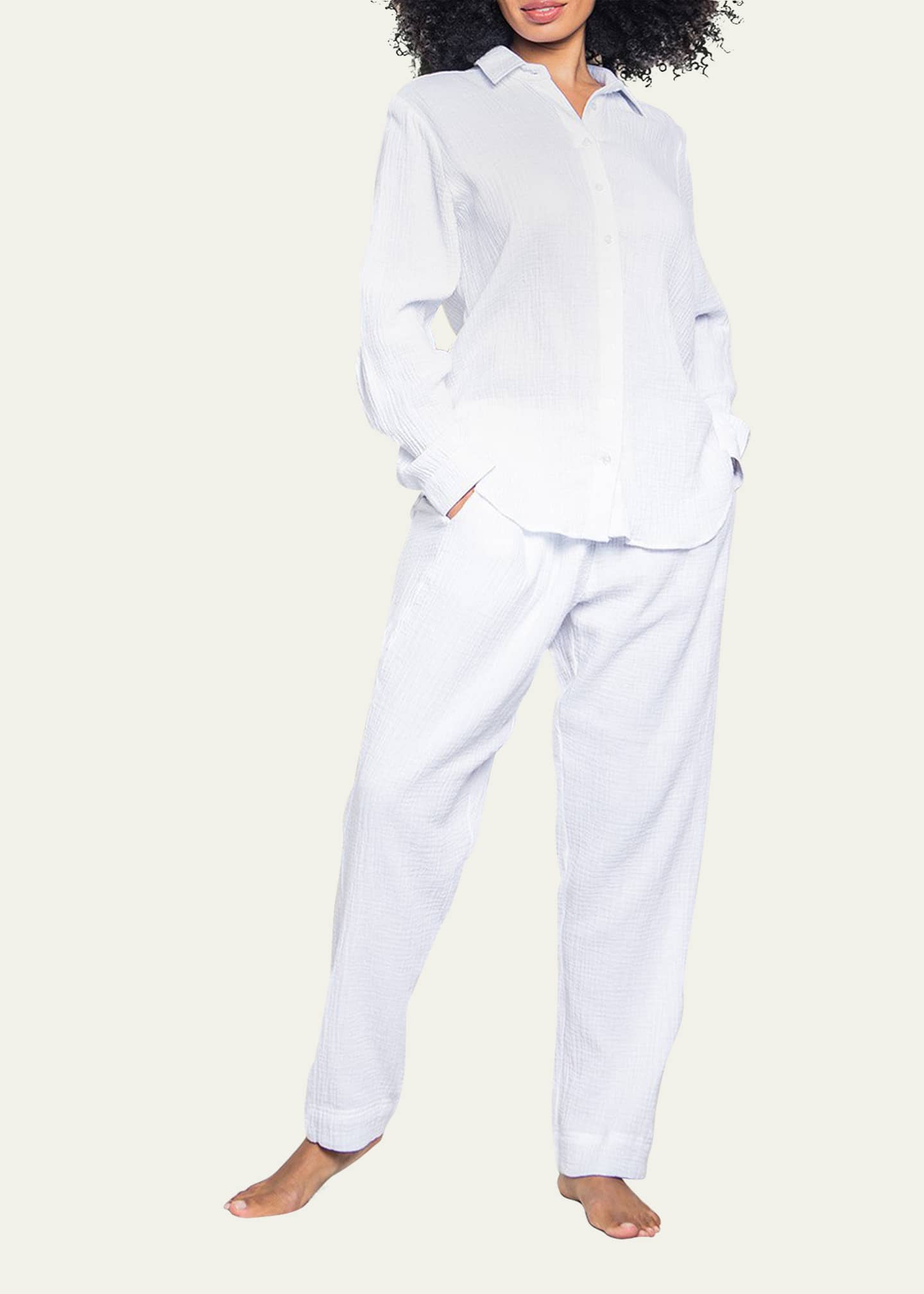 Petite Plume Gauze Drawstring Pants Bergdorf Goodman