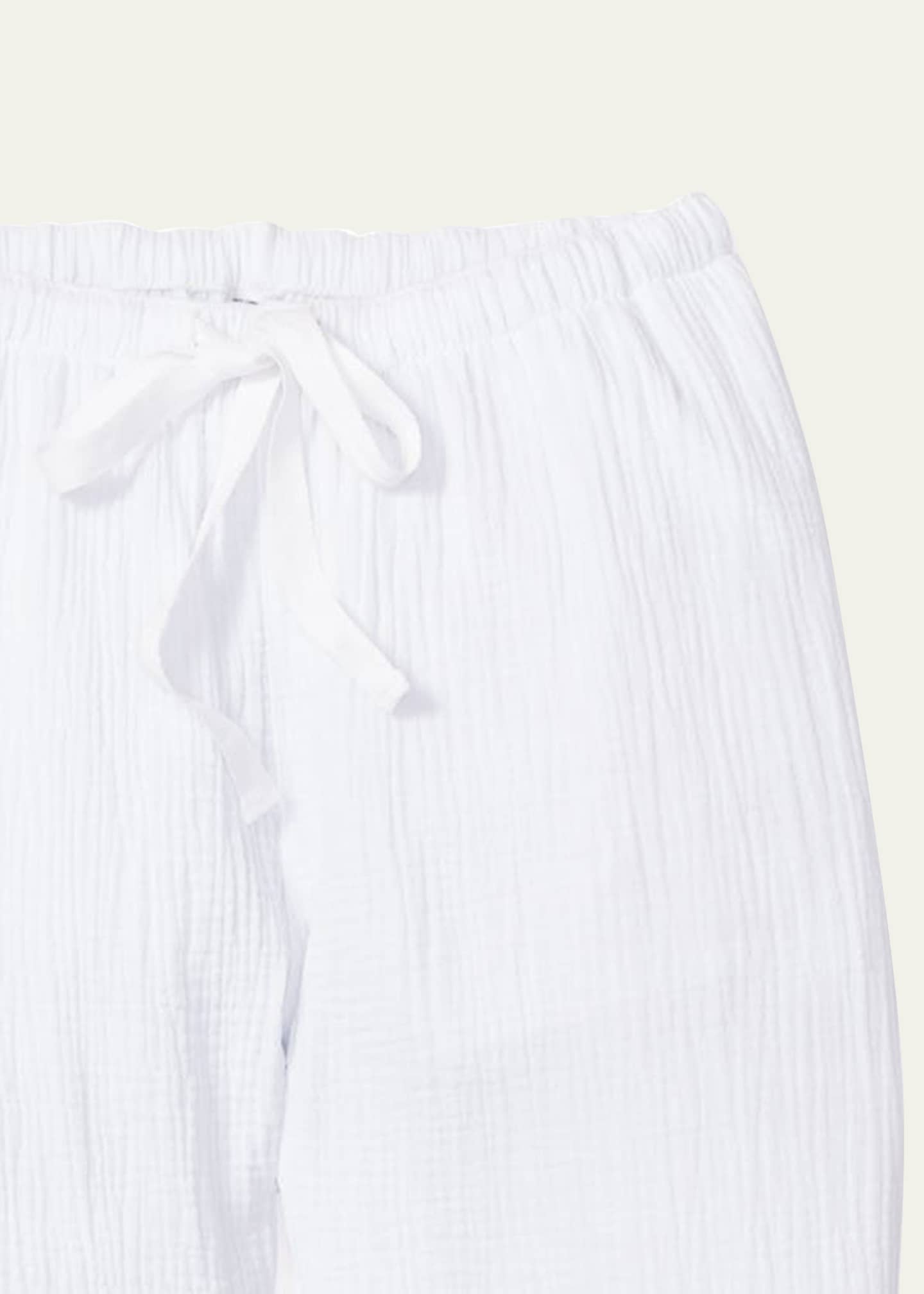 Petite Plume Gauze Drawstring Pants Bergdorf Goodman