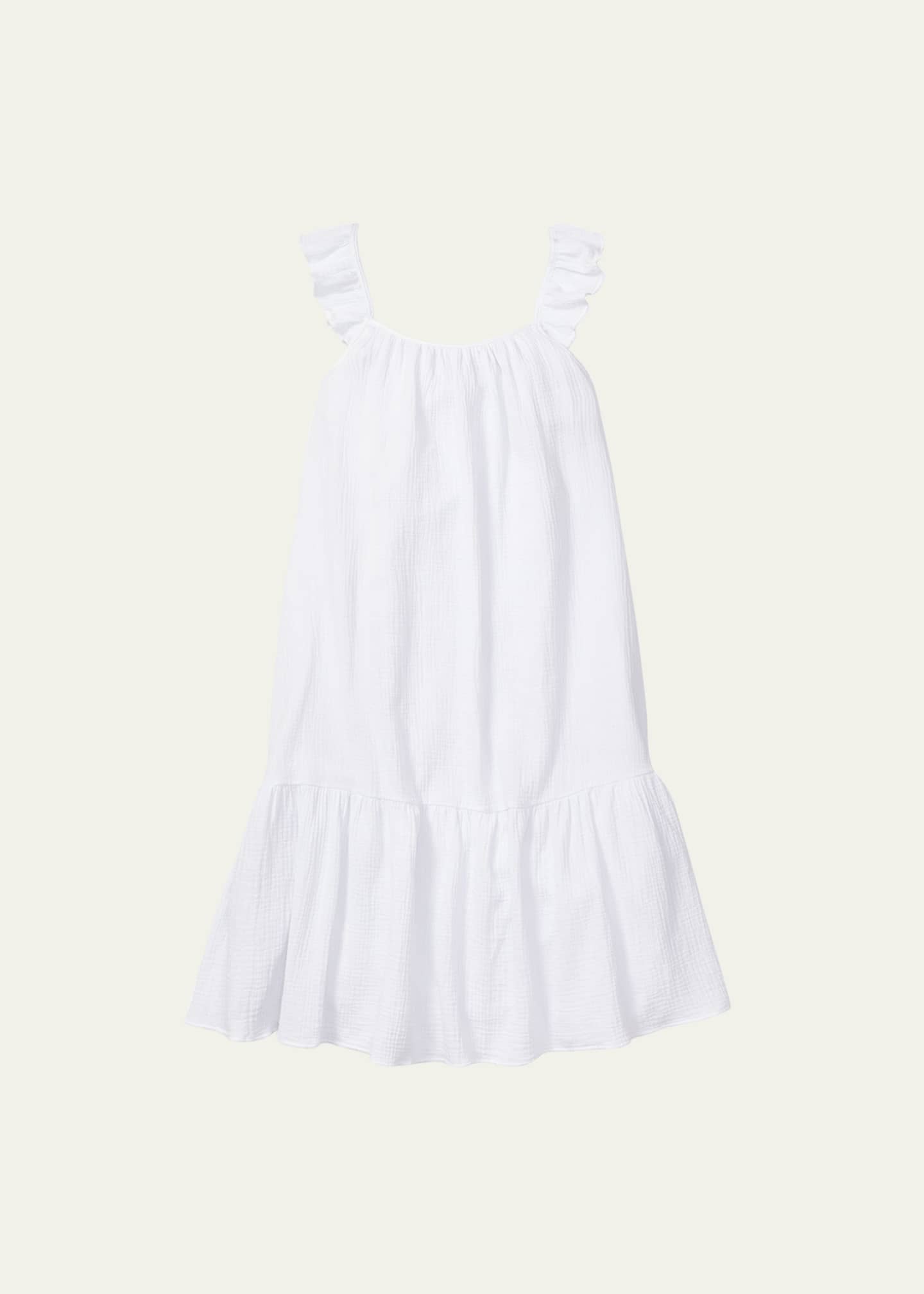 Petite Plume Celeste Sleeveless Gauze Nightgown Bergdorf Goodman