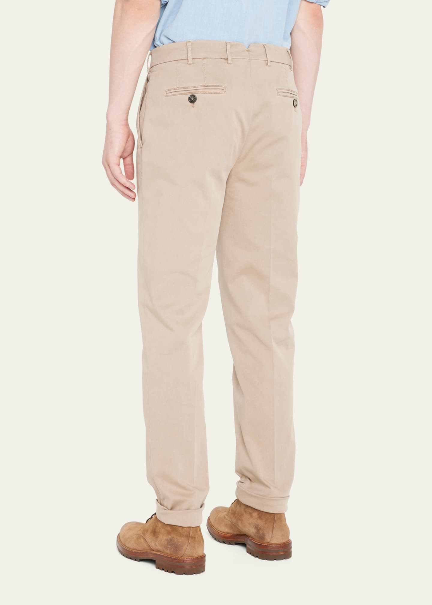 Brunello Cucinelli Men's Stretch-Twill Tapered Pants - Bergdorf