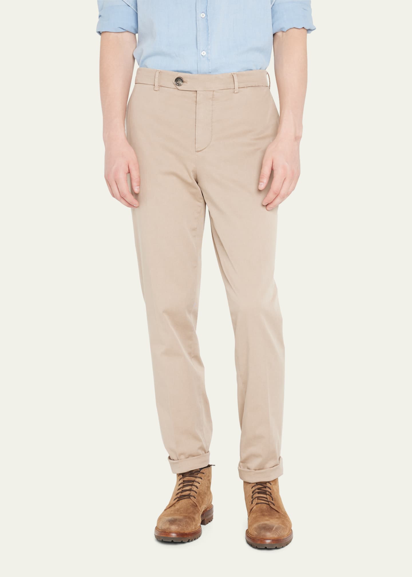 BRUNELLO CUCINELLI チノパン　サイズ４６ Brunello Cucinelli Men's American Pima Italian-Fit Chino