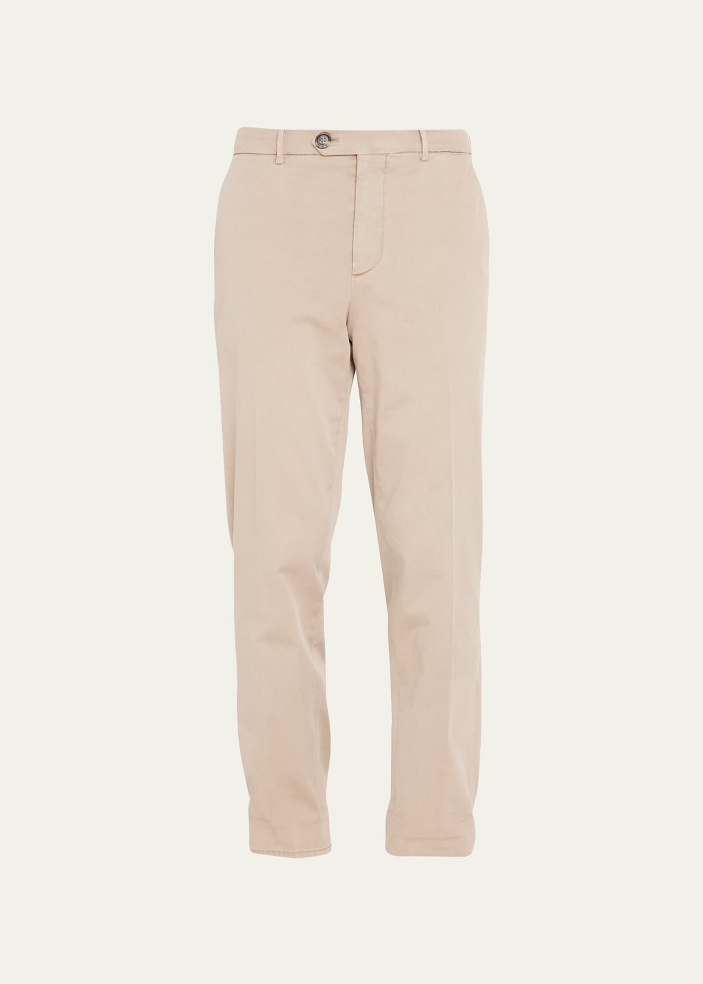 Brunello Cucinelli Men's Stretch-Twill Tapered Pants