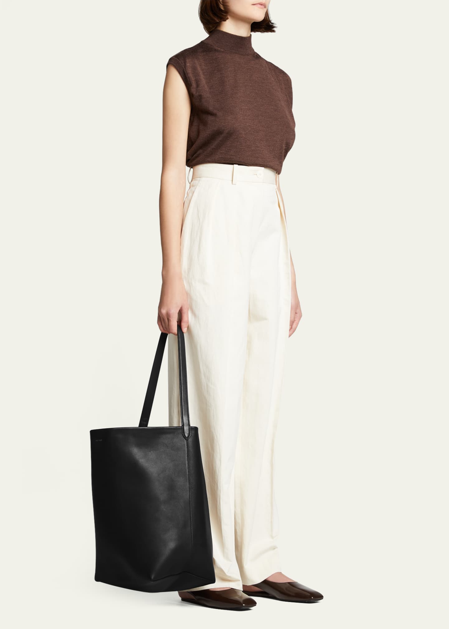 THE ROW Park North-South Tote Bag in Leather - Bergdorf Goodman