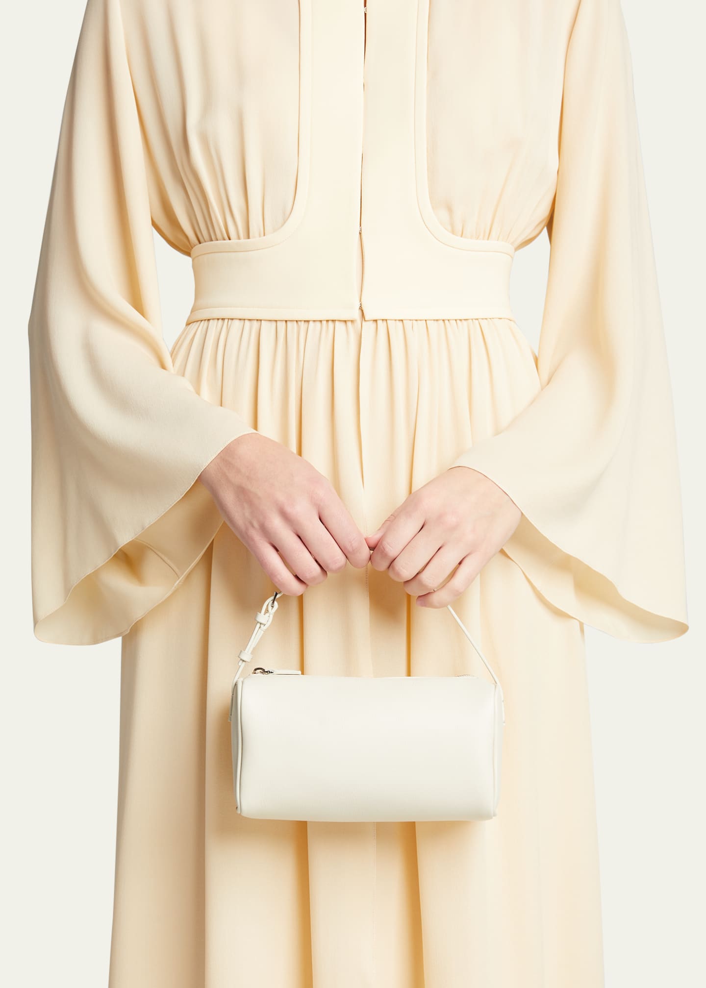 THE ROW 90s Baguette in Small Grained Calfskin - Bergdorf THE ROW 90s Baguette in Small Grained Calfskin - Bergdorf