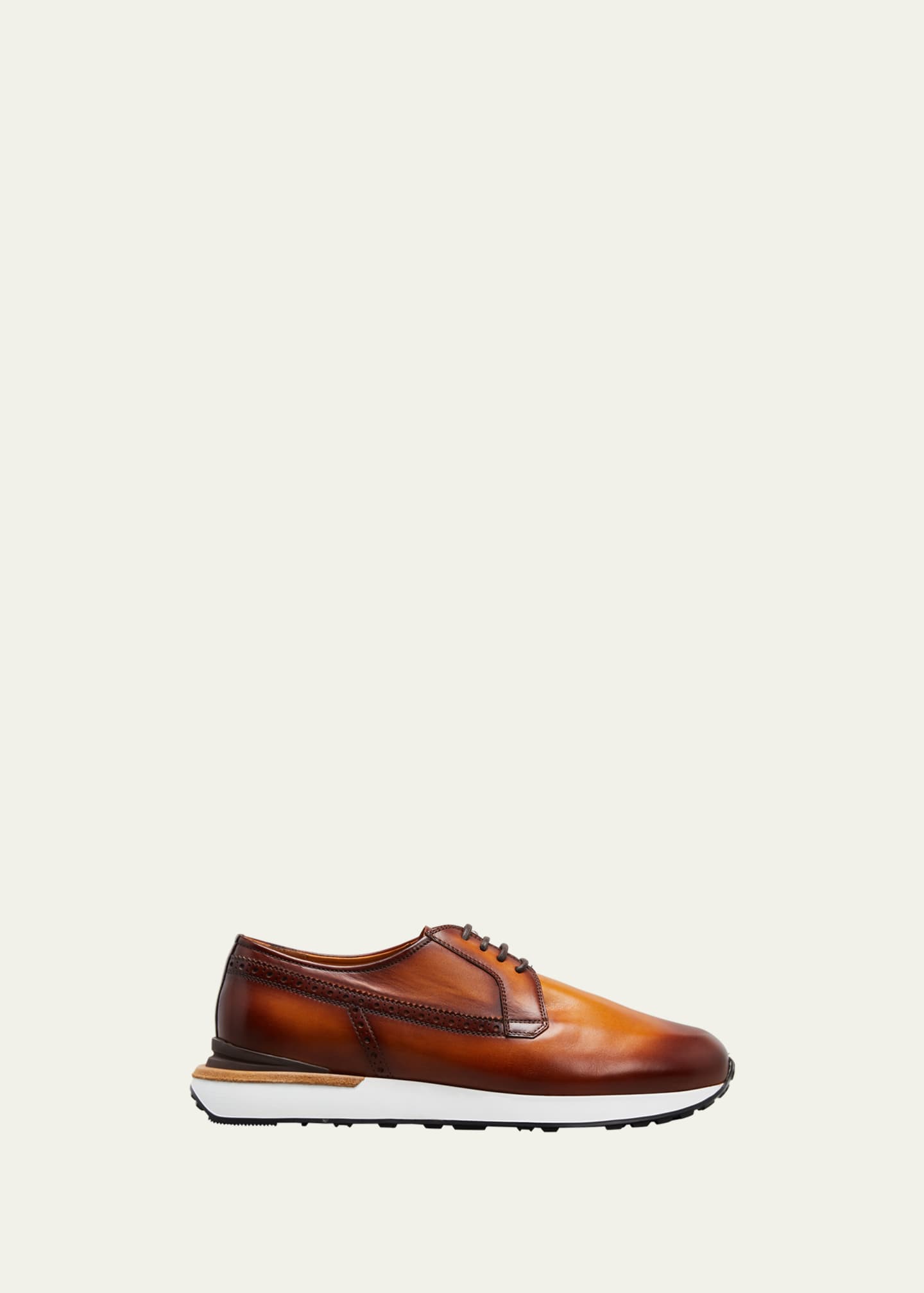 Magnanni Men's Burnished Dress Trainer Sneakers Bergdorf Goodman