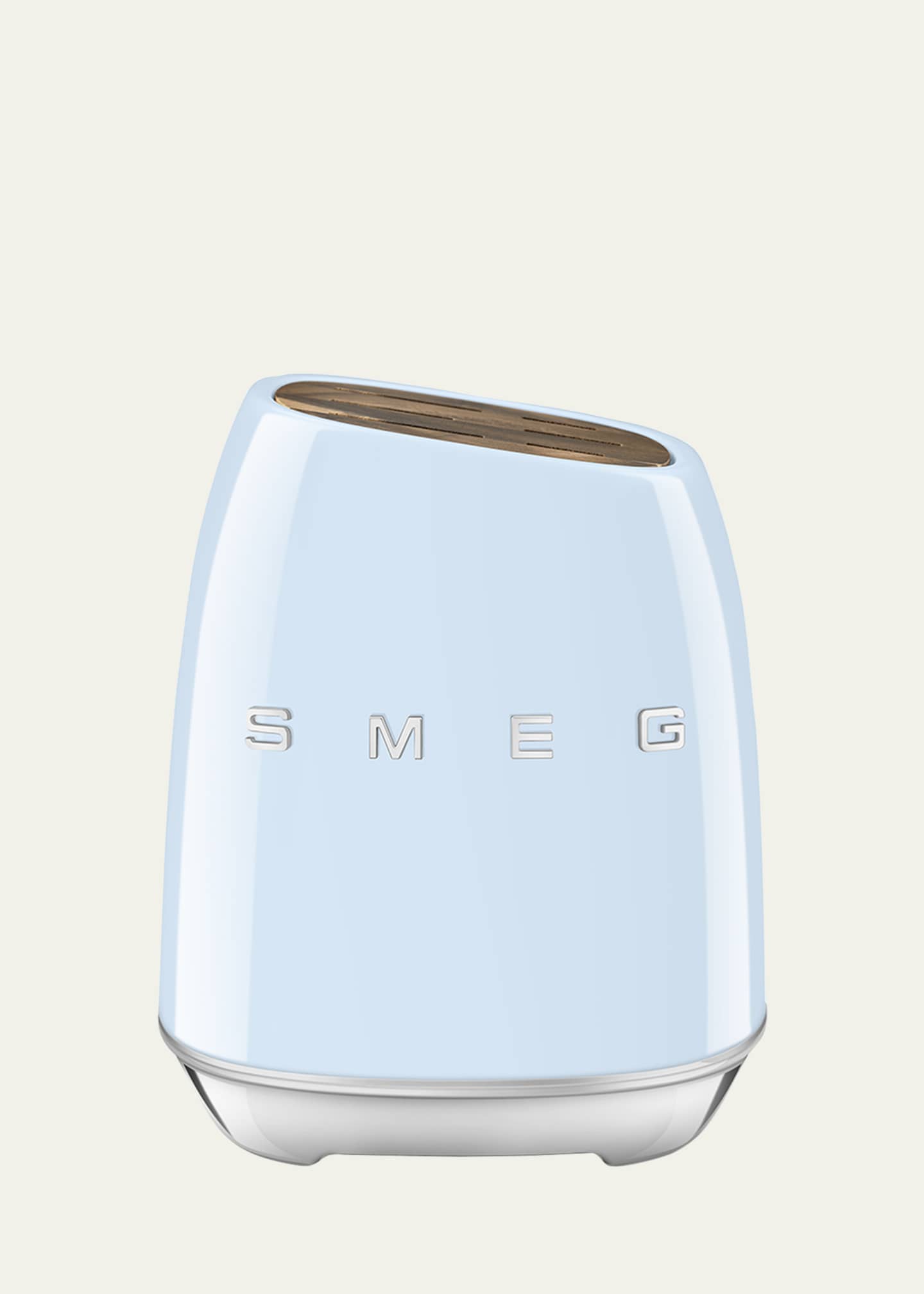 Smeg 7Piece Knife Block Set, Pastel Blue Bergdorf Goodman