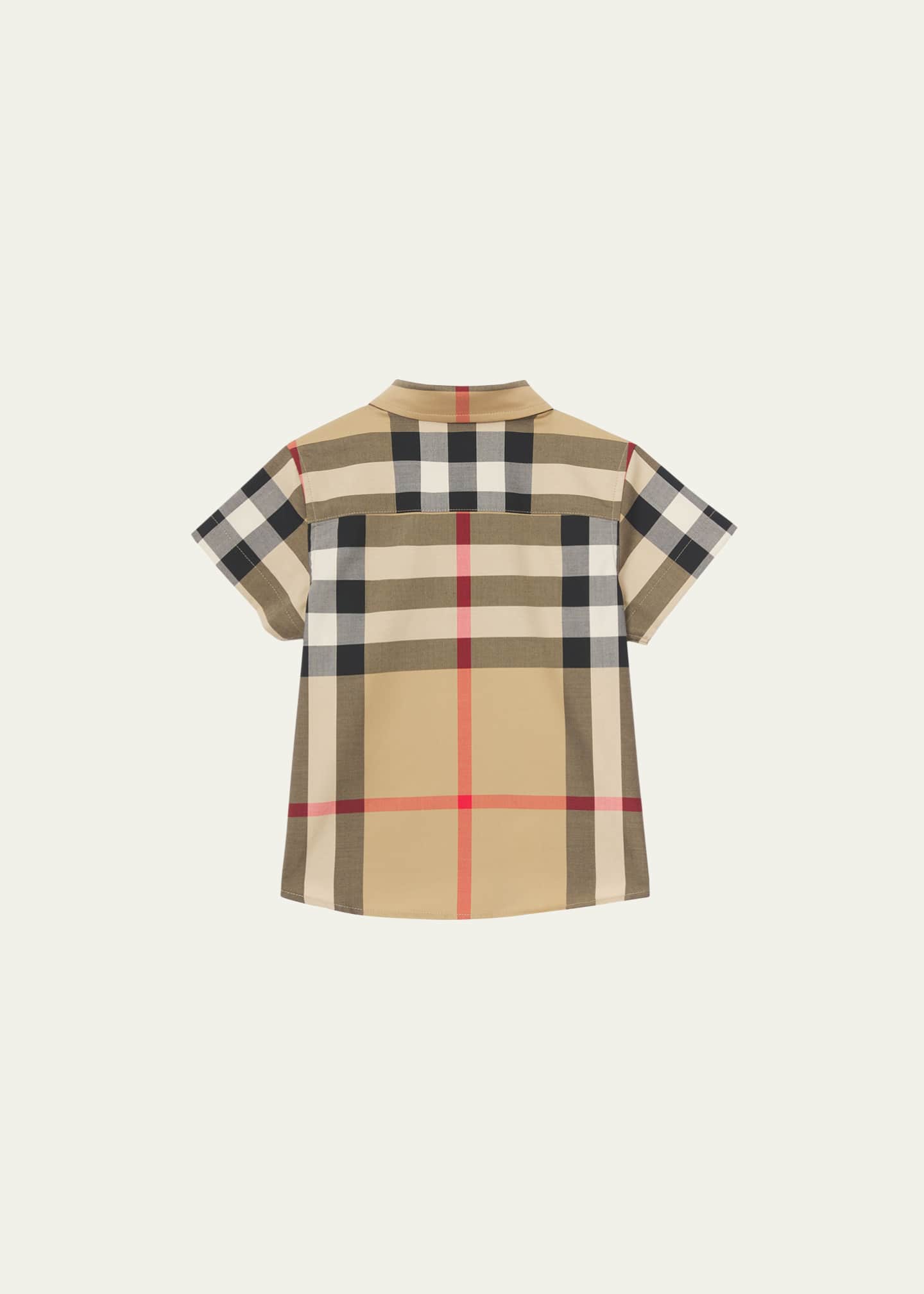 Burberry Boy s Owen Vintage Check Short Sleeve Shirt Size 6M 2