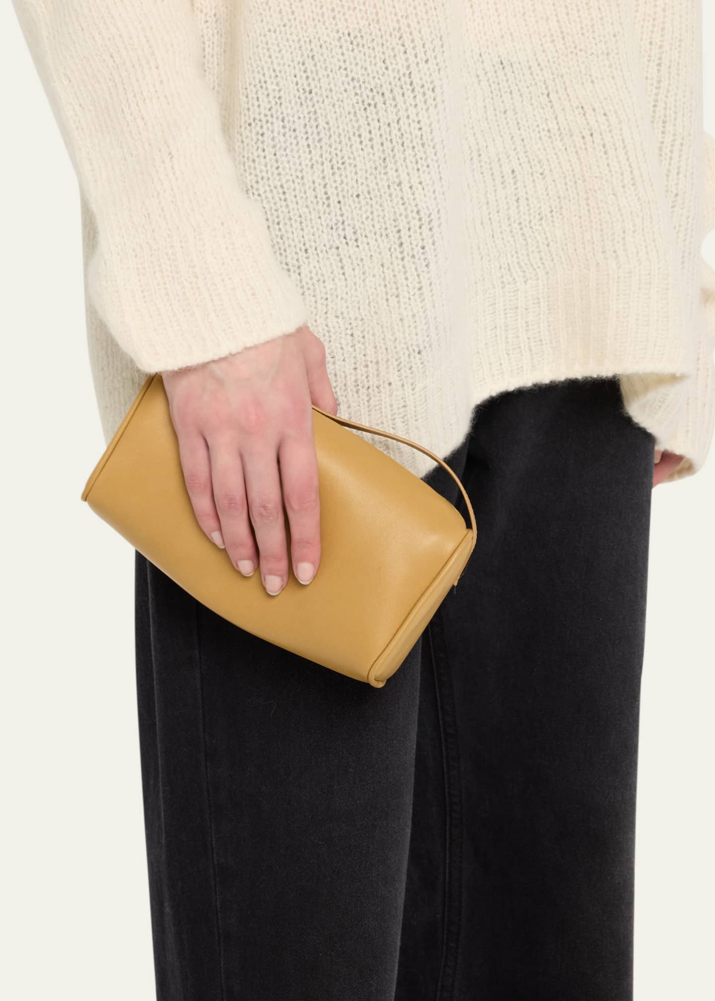 THE ROW 90s Lambskin Shoulder Bag Bergdorf Goodman