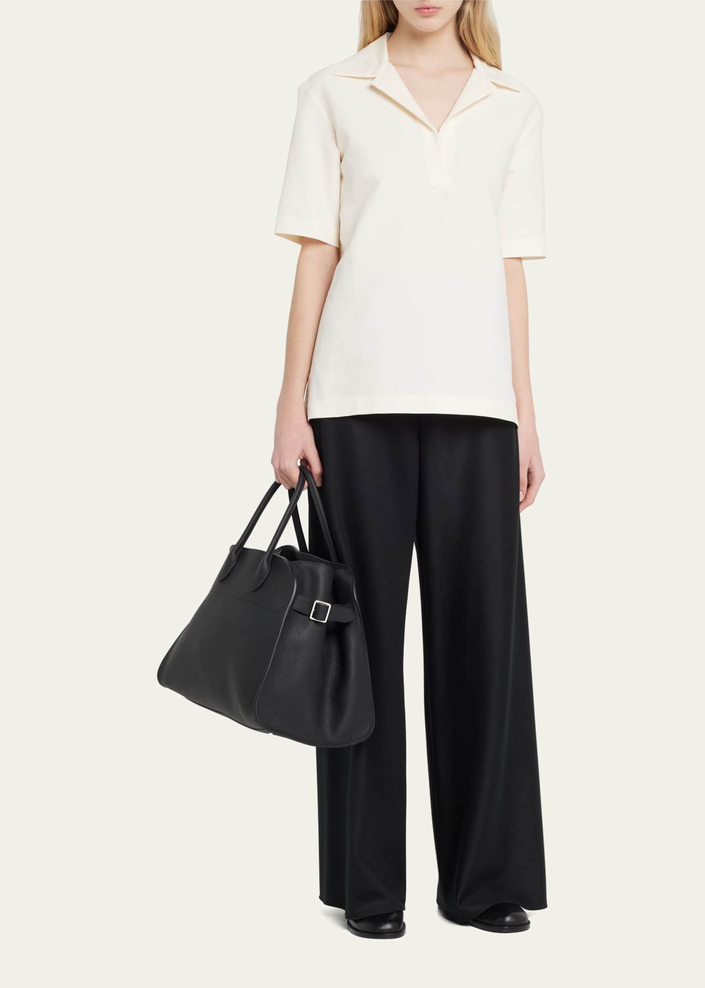 The Row Margaux 15 Calfskin Tote Satchel Bag Bergdorf Goodman