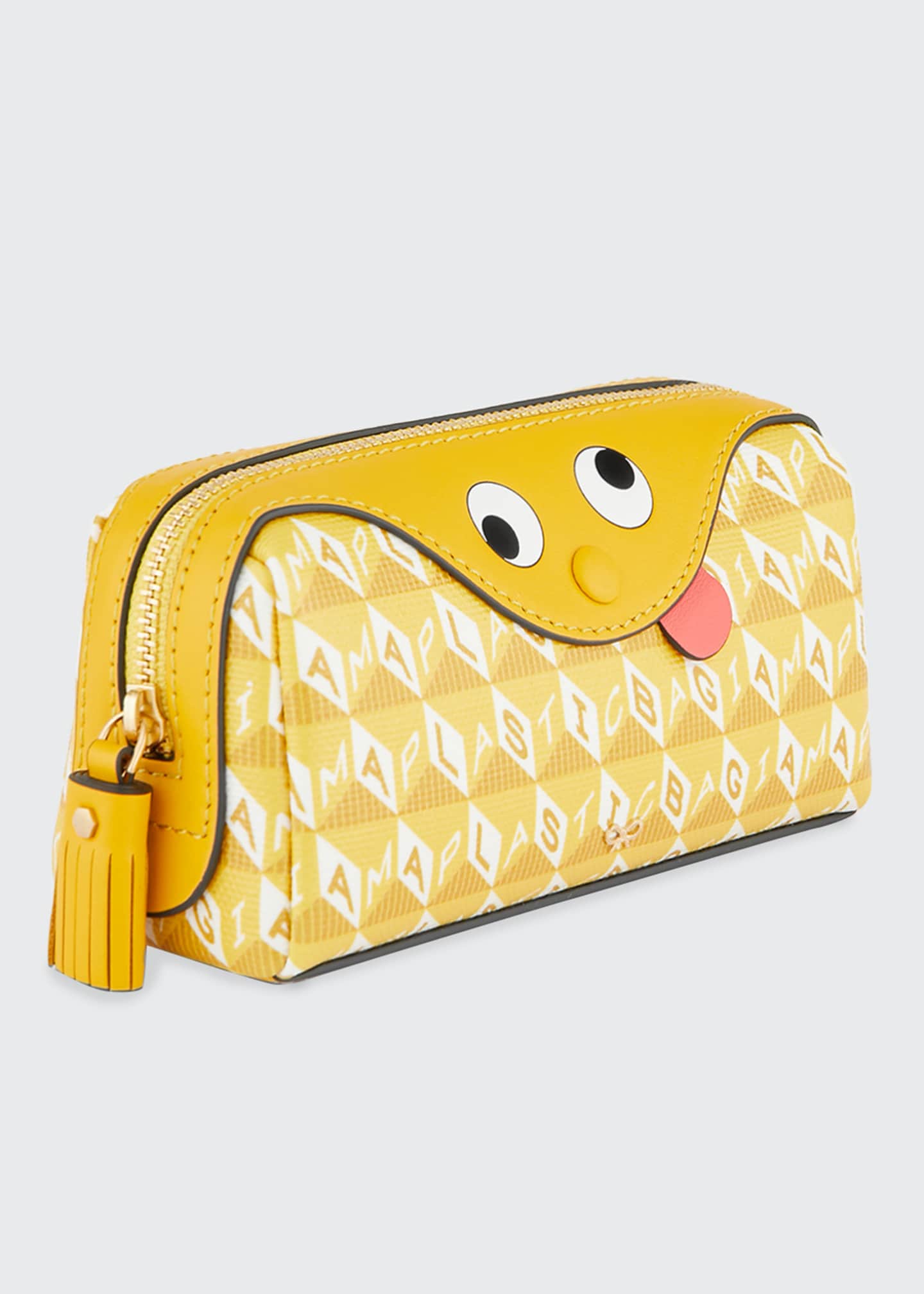 Anya Hindmarch Girlie Stuff Zany Face Cosmetic Bag Bergdorf Goodman