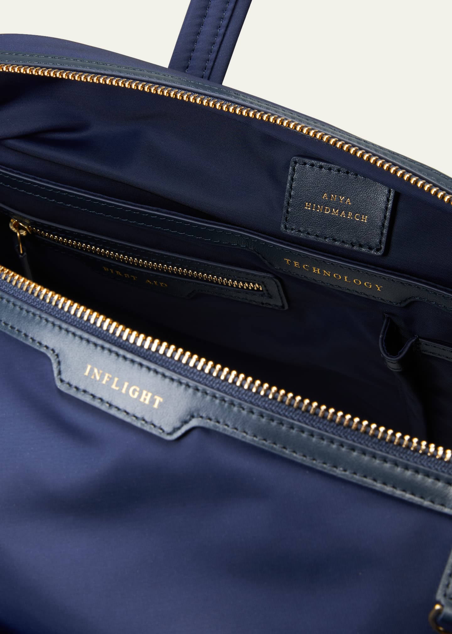 Anya Hindmarch Inflight Zip Nylon Duffle Bag Bergdorf Goodman