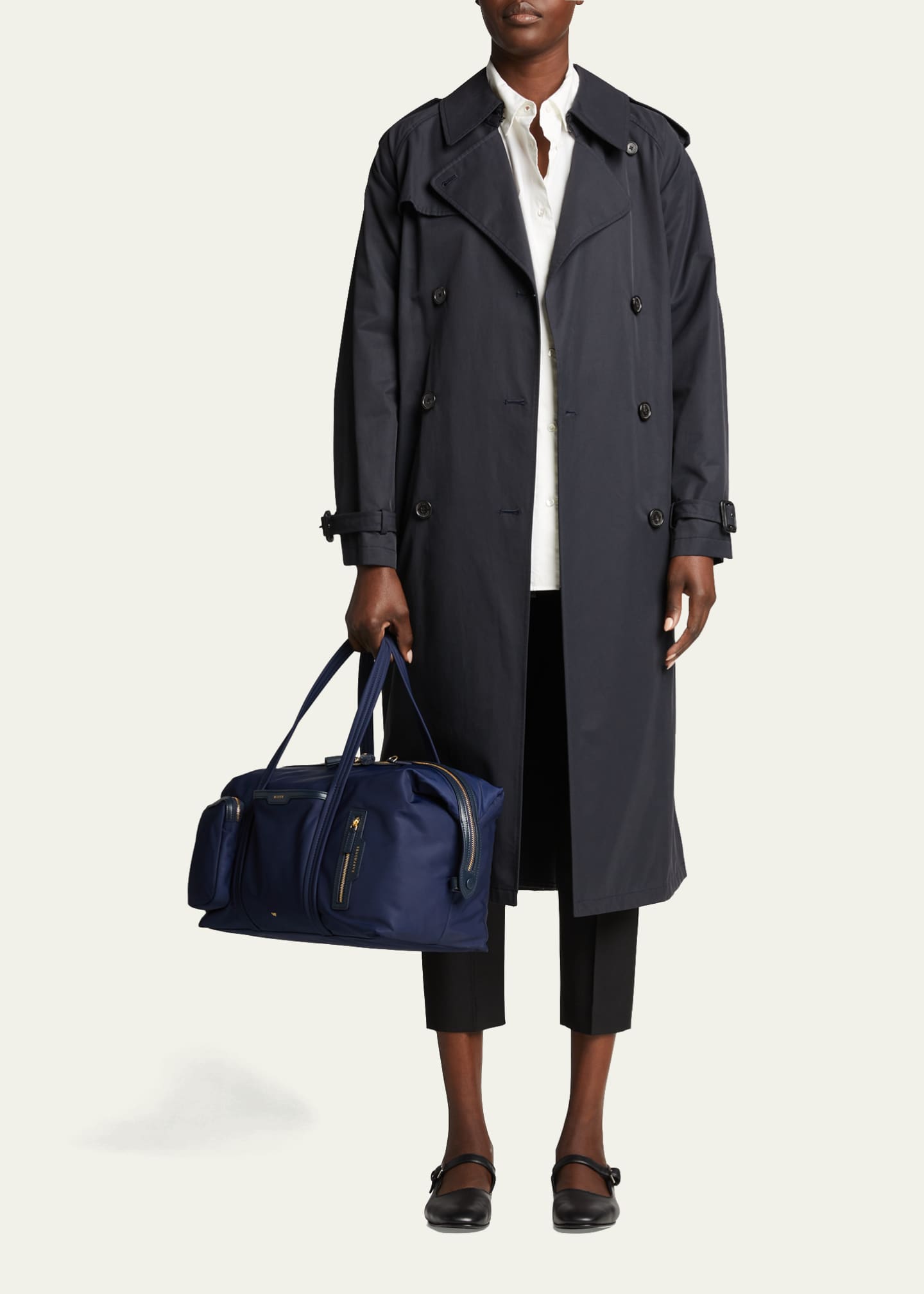 Anya Hindmarch Inflight Zip Nylon Duffle Bag Bergdorf Goodman