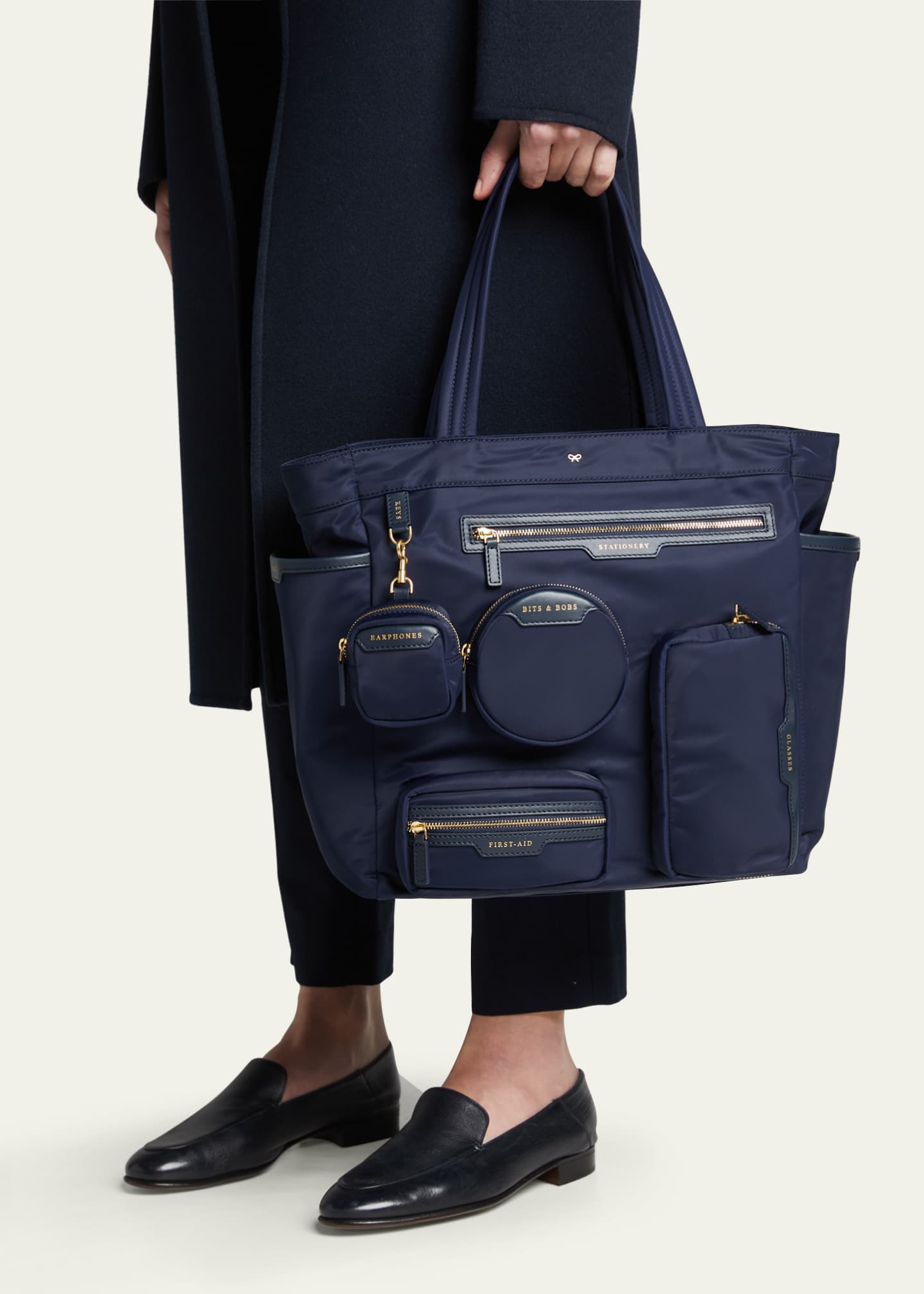 Anya Hindmarch Working From Home Recycled Nylon Tote Bag Bergdorf Goodman