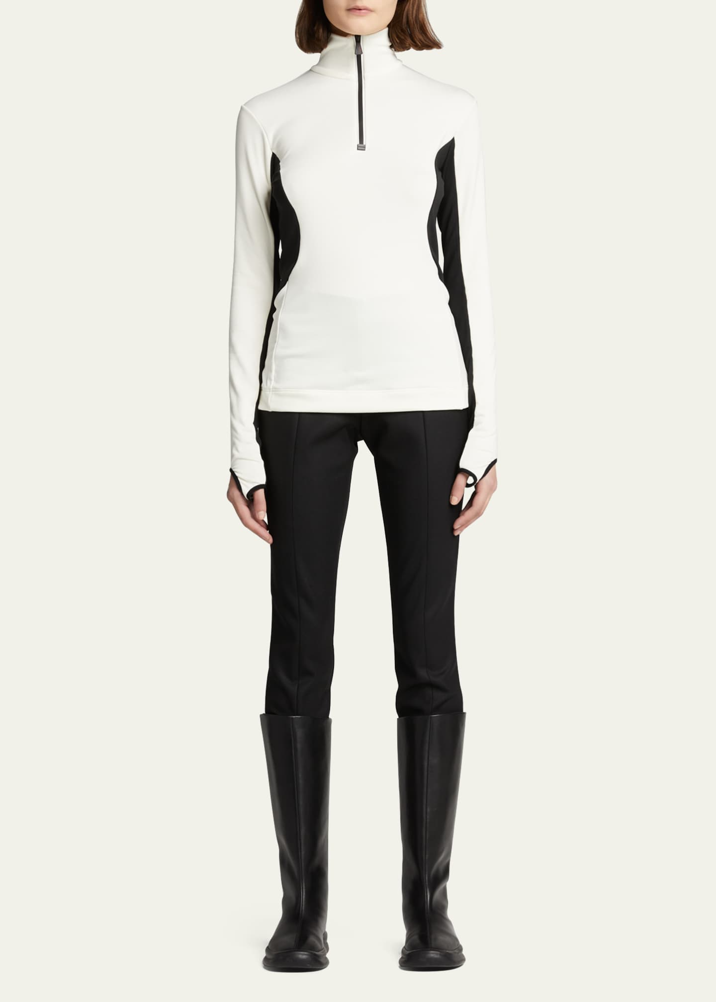 Moncler Grenoble Half-Zip Pullover Sweater Image 2 of 5
