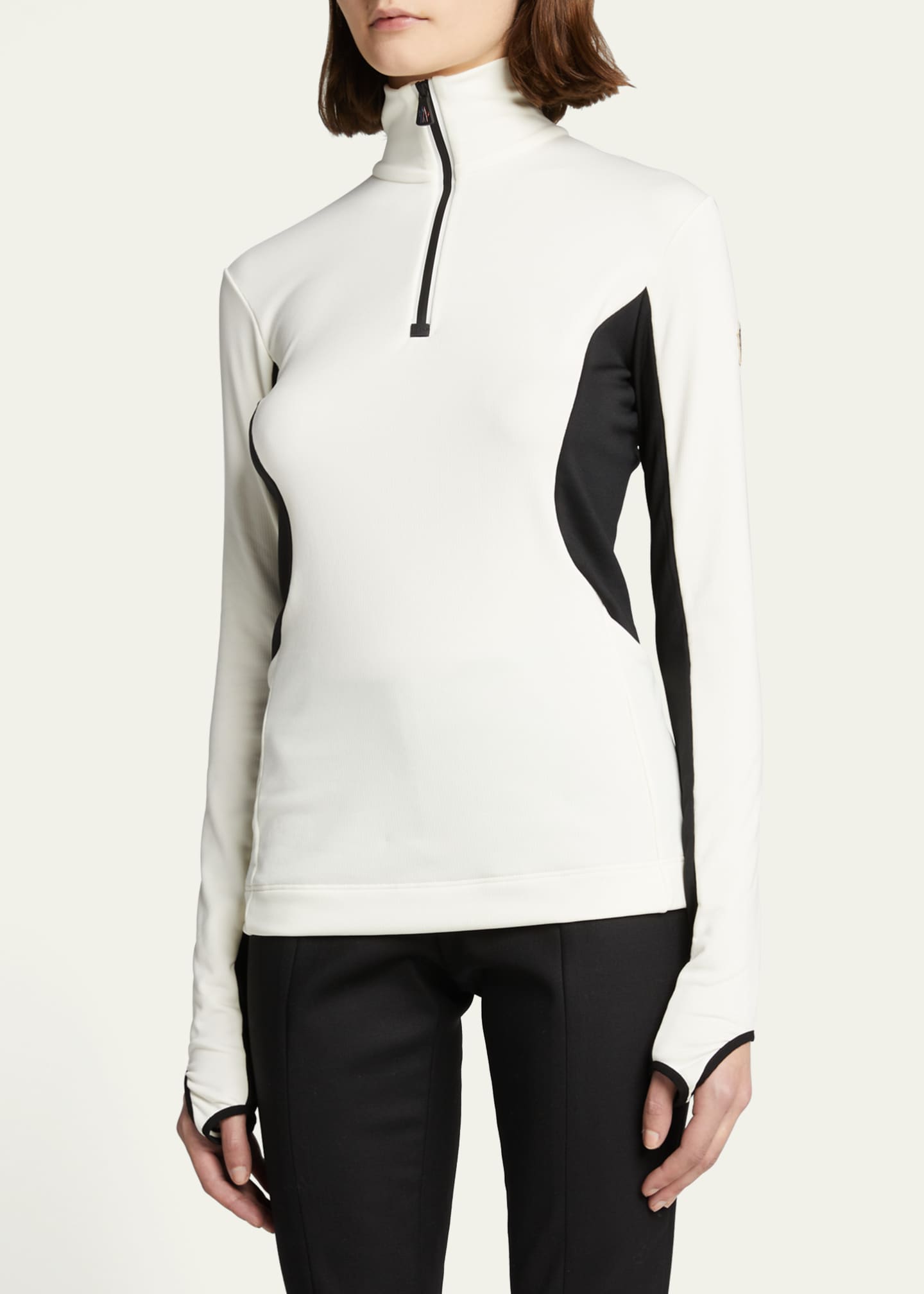Moncler Grenoble Half-Zip Pullover Sweater Image 4 of 5