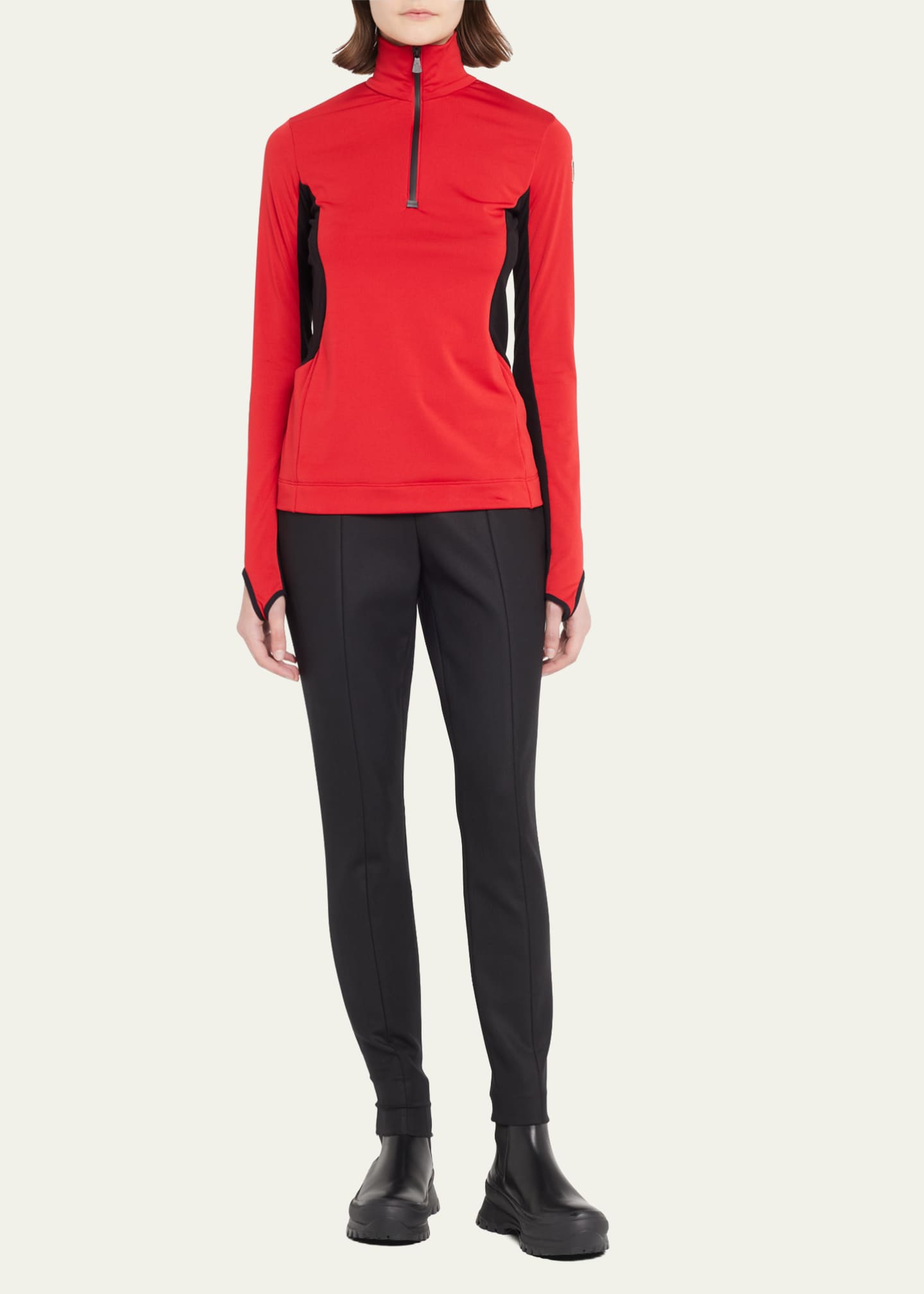 Moncler half zip new arrivals sweater