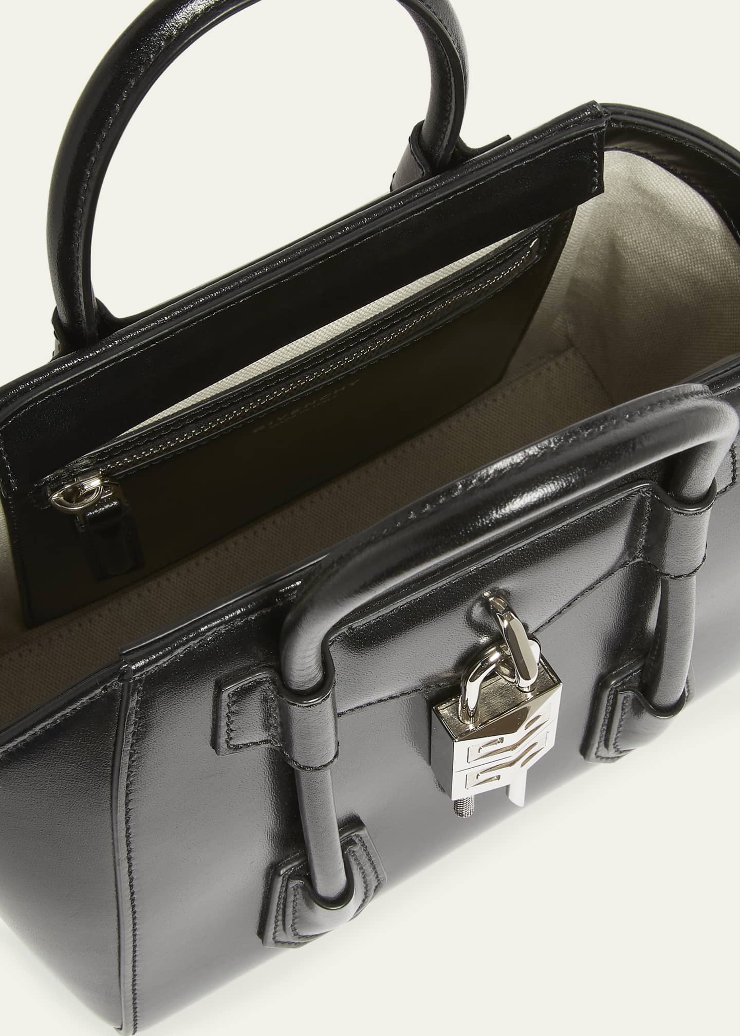 Givenchy Antigona Leather Lock Mini Satchel Bag - Bergdorf Goodman