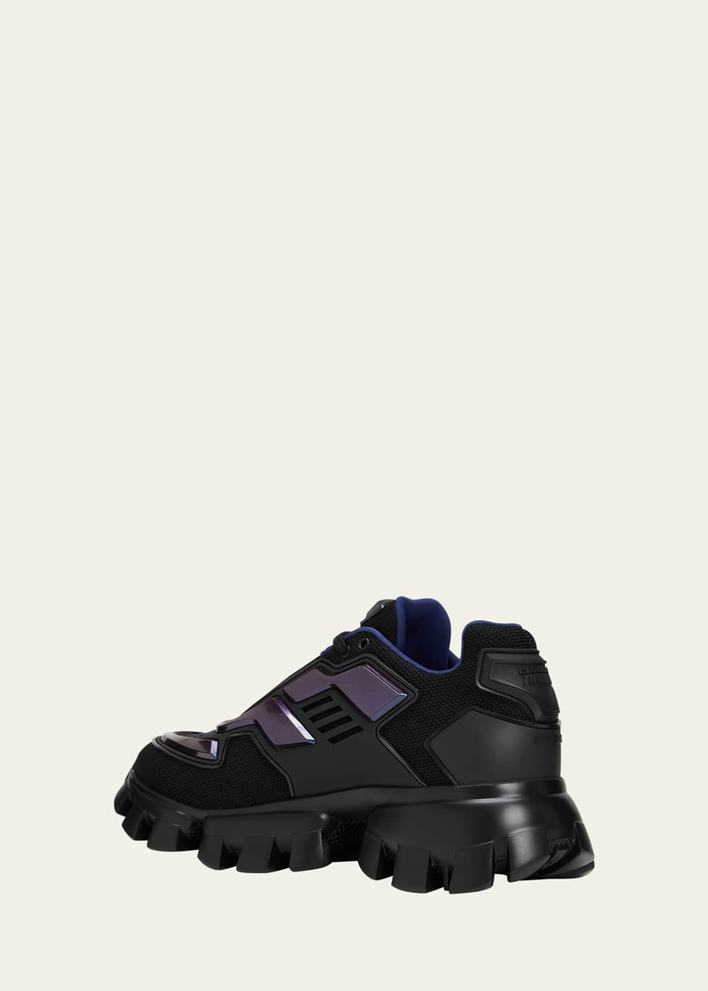 Prada Men's Cloudbust Thunder Metallic Chunky Sneakers - Bergdorf Goodman