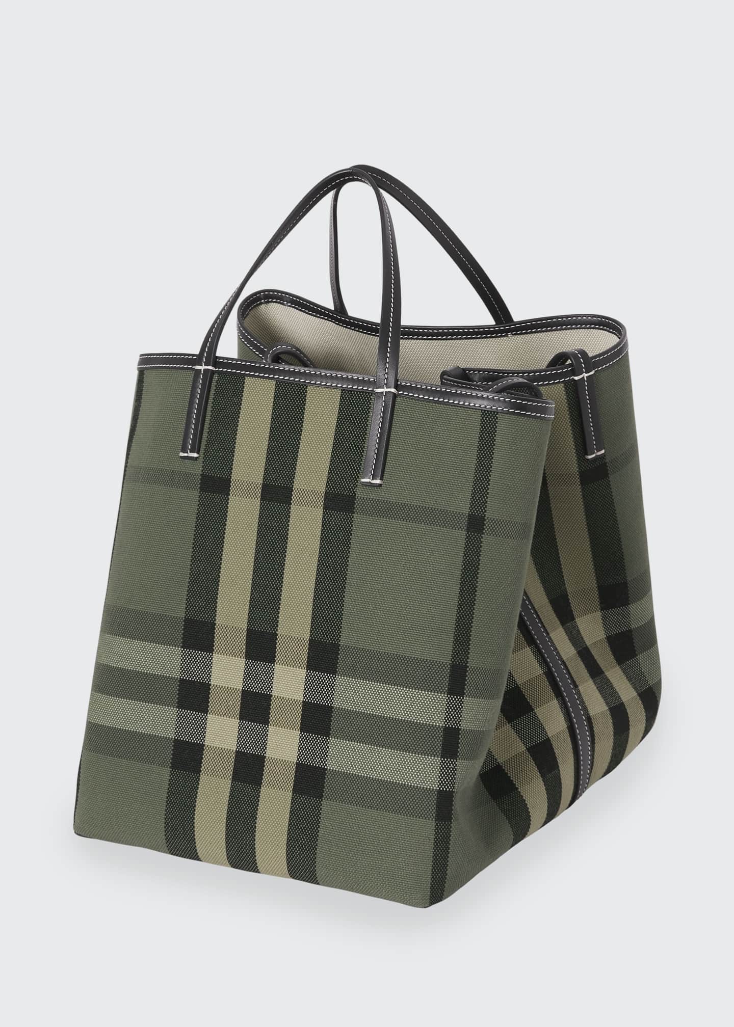 Burberry Medium Check Canvas Beach Tote Bag Bergdorf Goodman