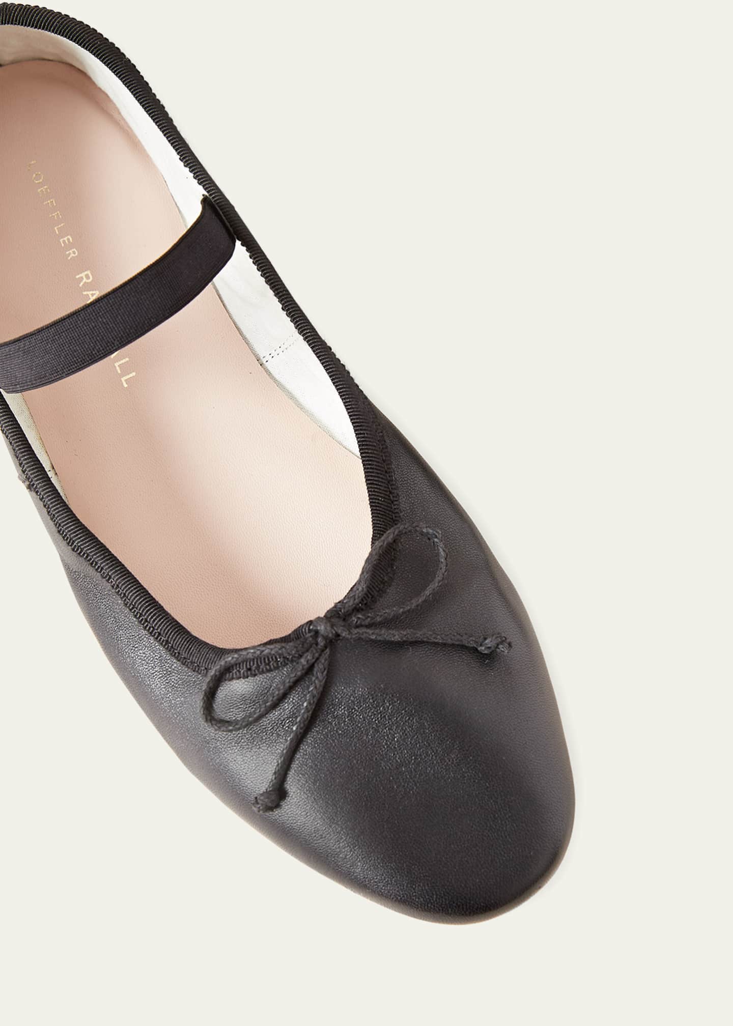 Loeffler Randall Leonie Lambskin Bow Ballerina Flats Image 5 of 5
