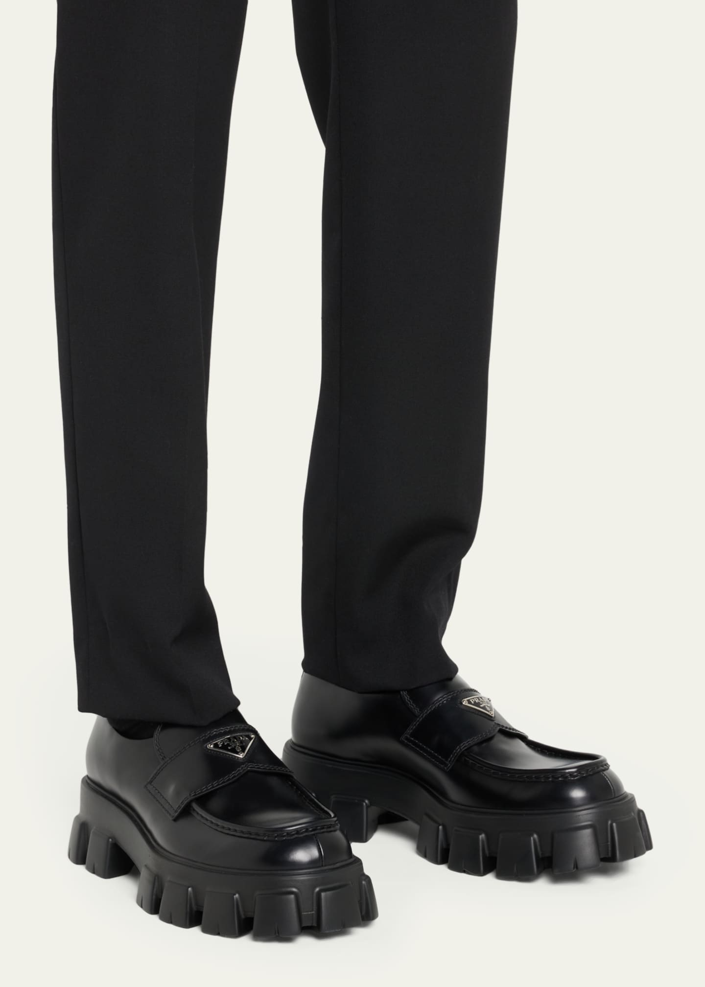 Prada mens loafers 2025
