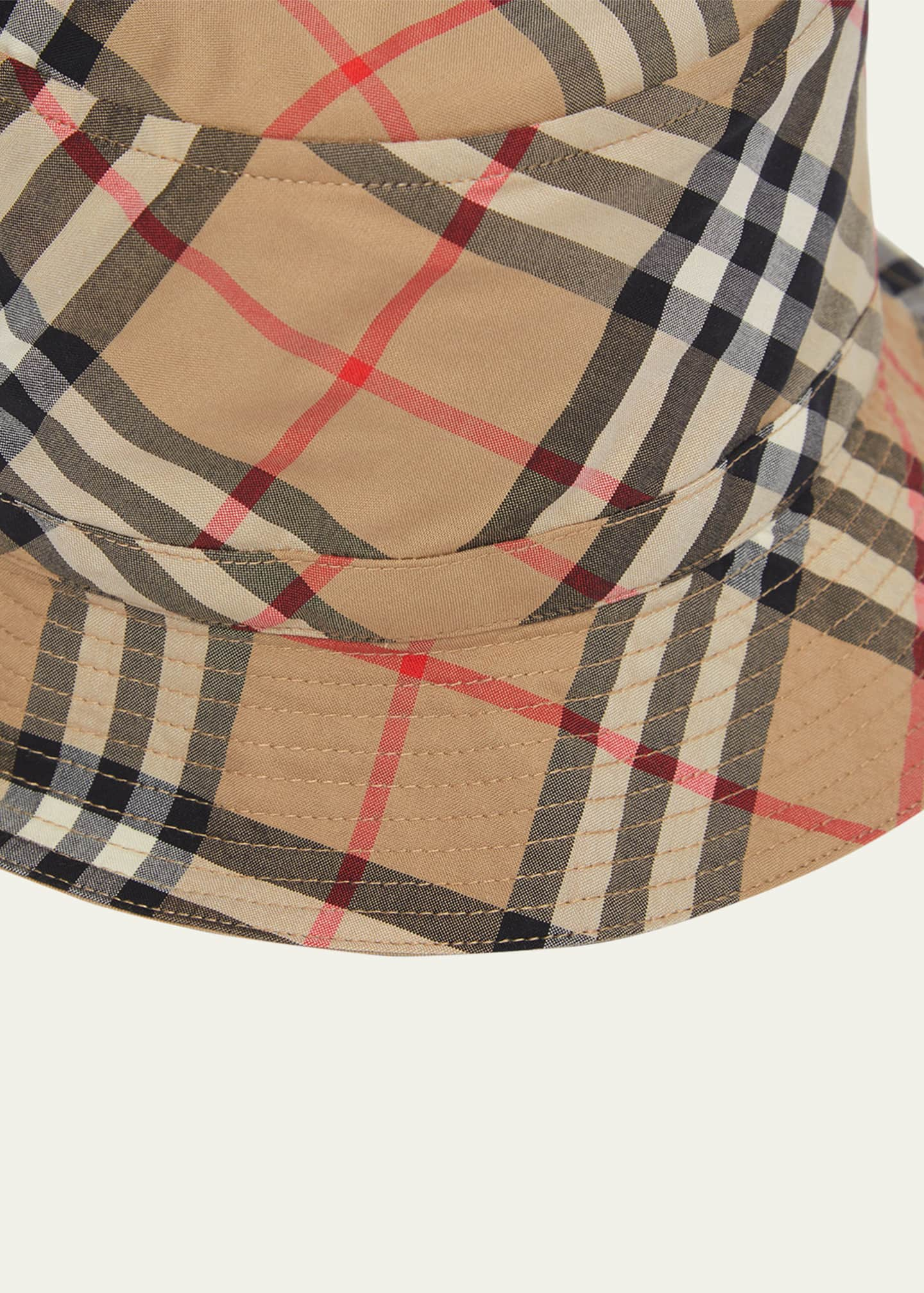 Burberry Kid's Gabriel Vintage Check Bucket Hat, Size S-M