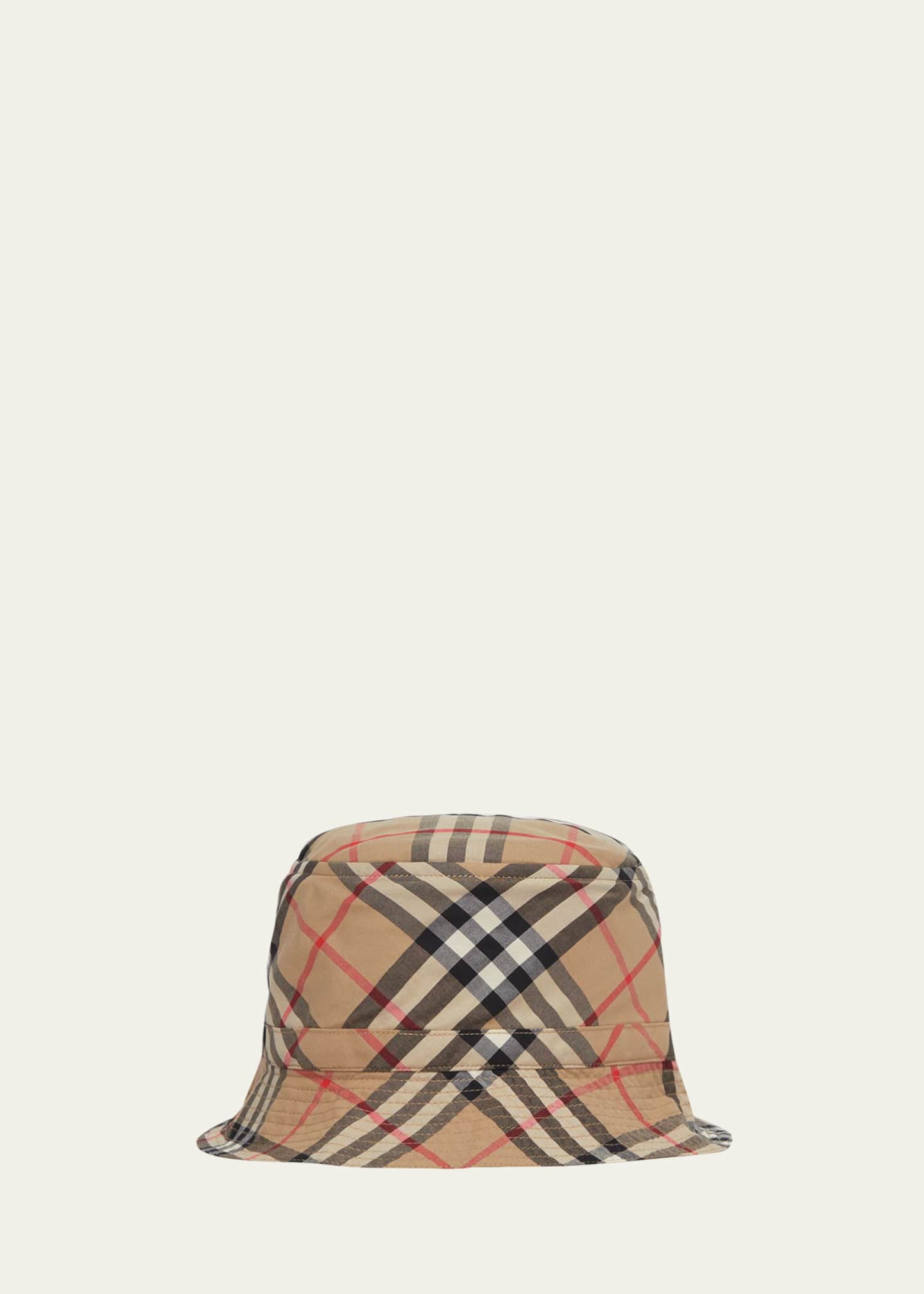 Burberry Kids Check-Print Bucket Hat