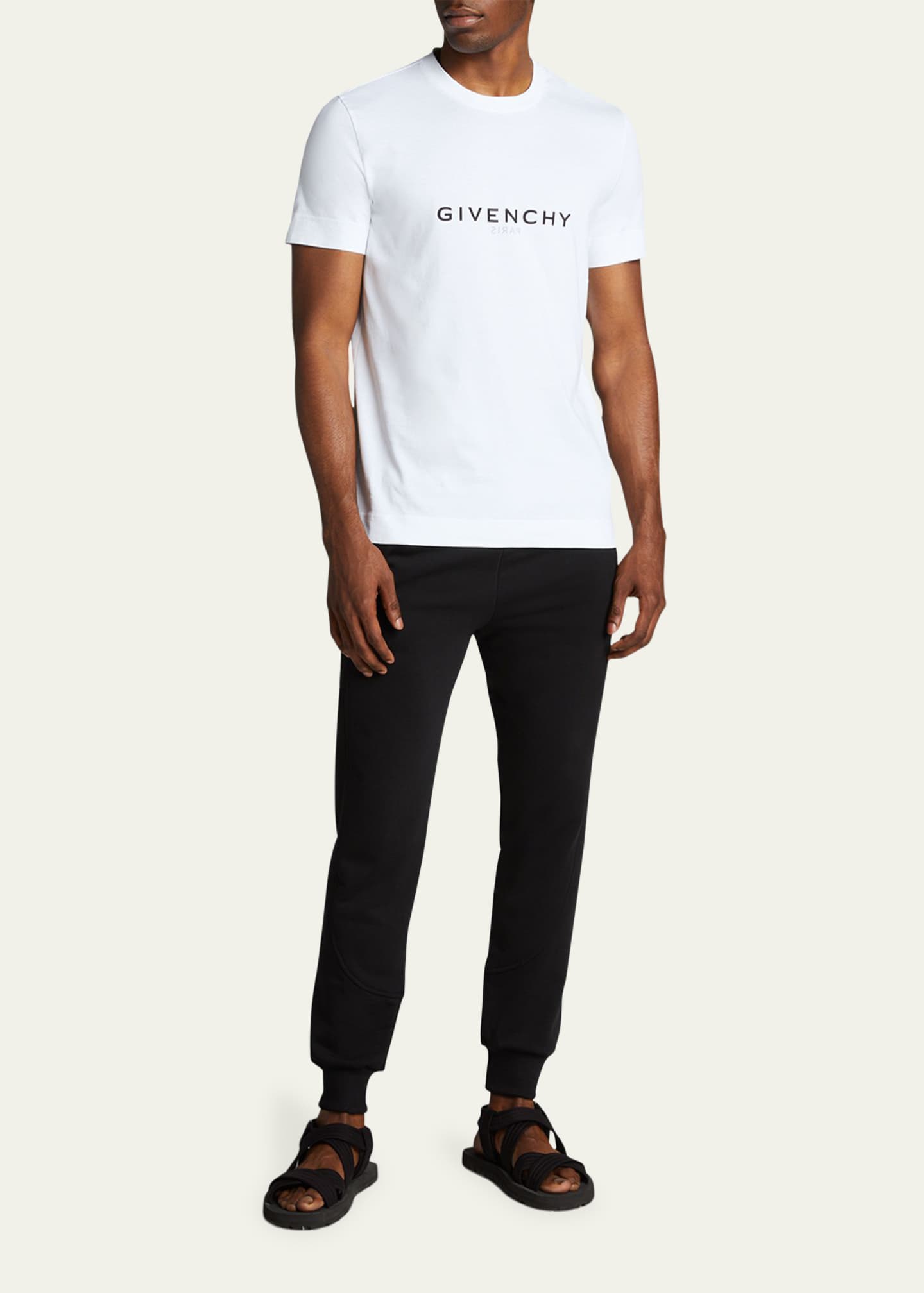 Givenchy Men's Slim Basic Logo T-Shirt Image 2 of 5