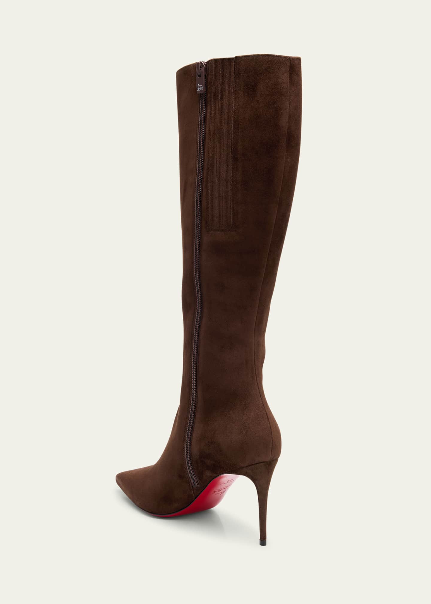 Christian Louboutin Kate 85mm Red Sole Boots Image 4 of 6