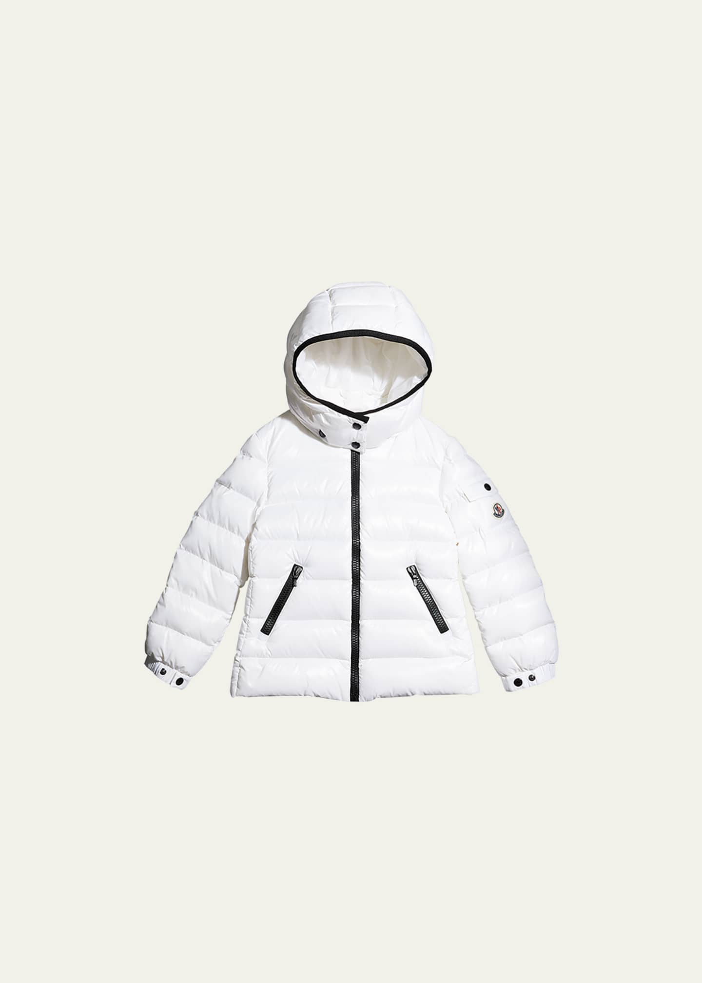 Moncler Girl's Bady Quilted Jacket, Size 4-6 Image 1 of 4