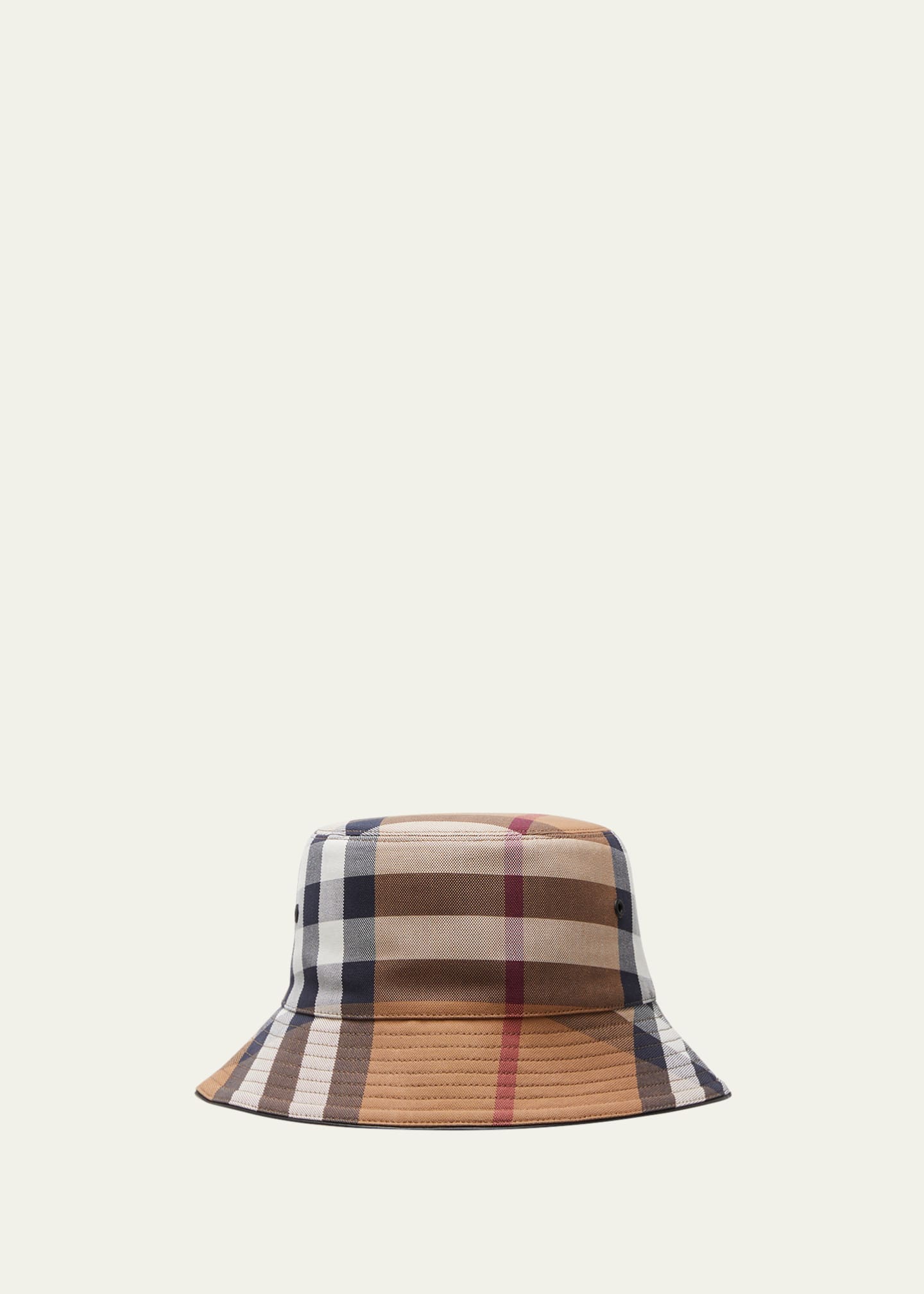 Burberry Men's Canvas Check Bucket Hat Bergdorf Goodman