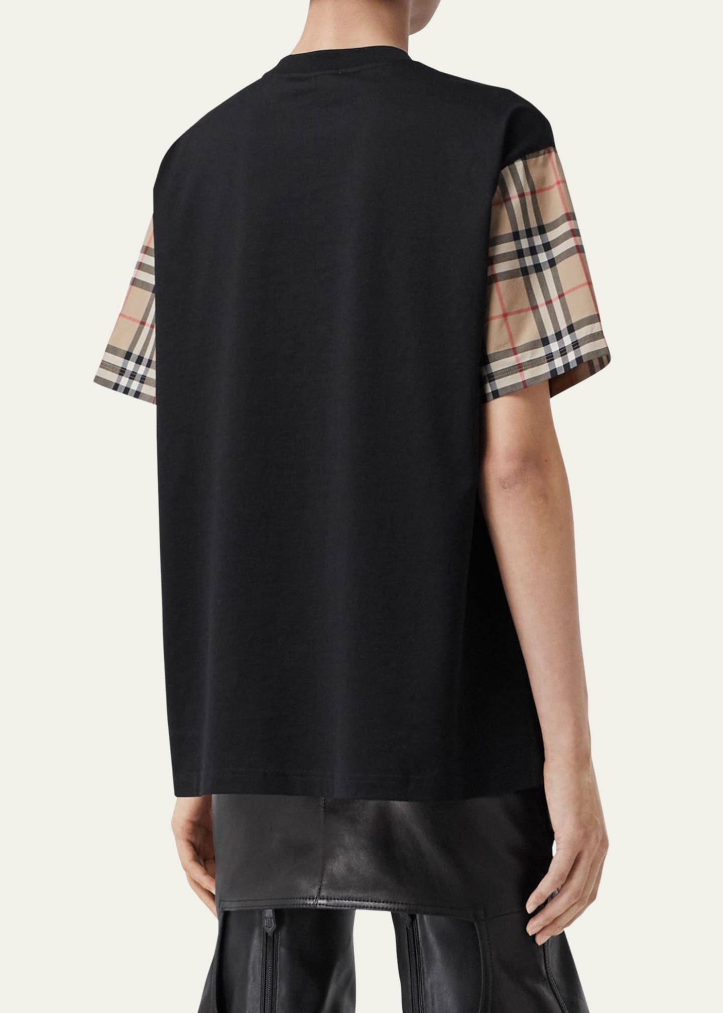 Burberry Oversized Vintage Check T-Shirt Image 3 of 5