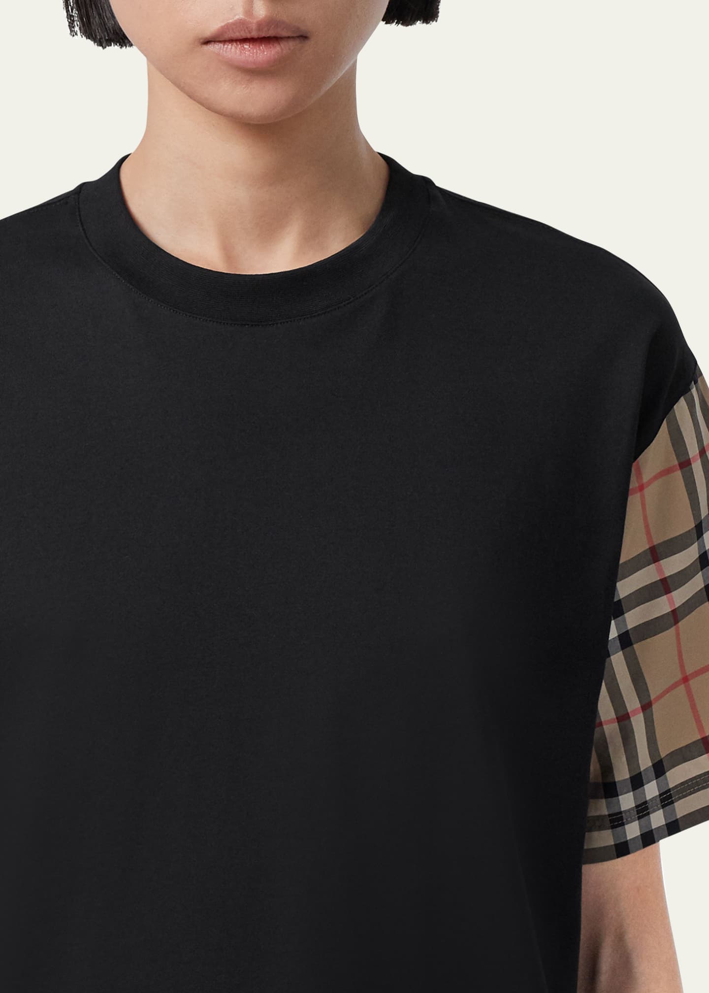 Burberry Oversized Vintage Check T Shirt
