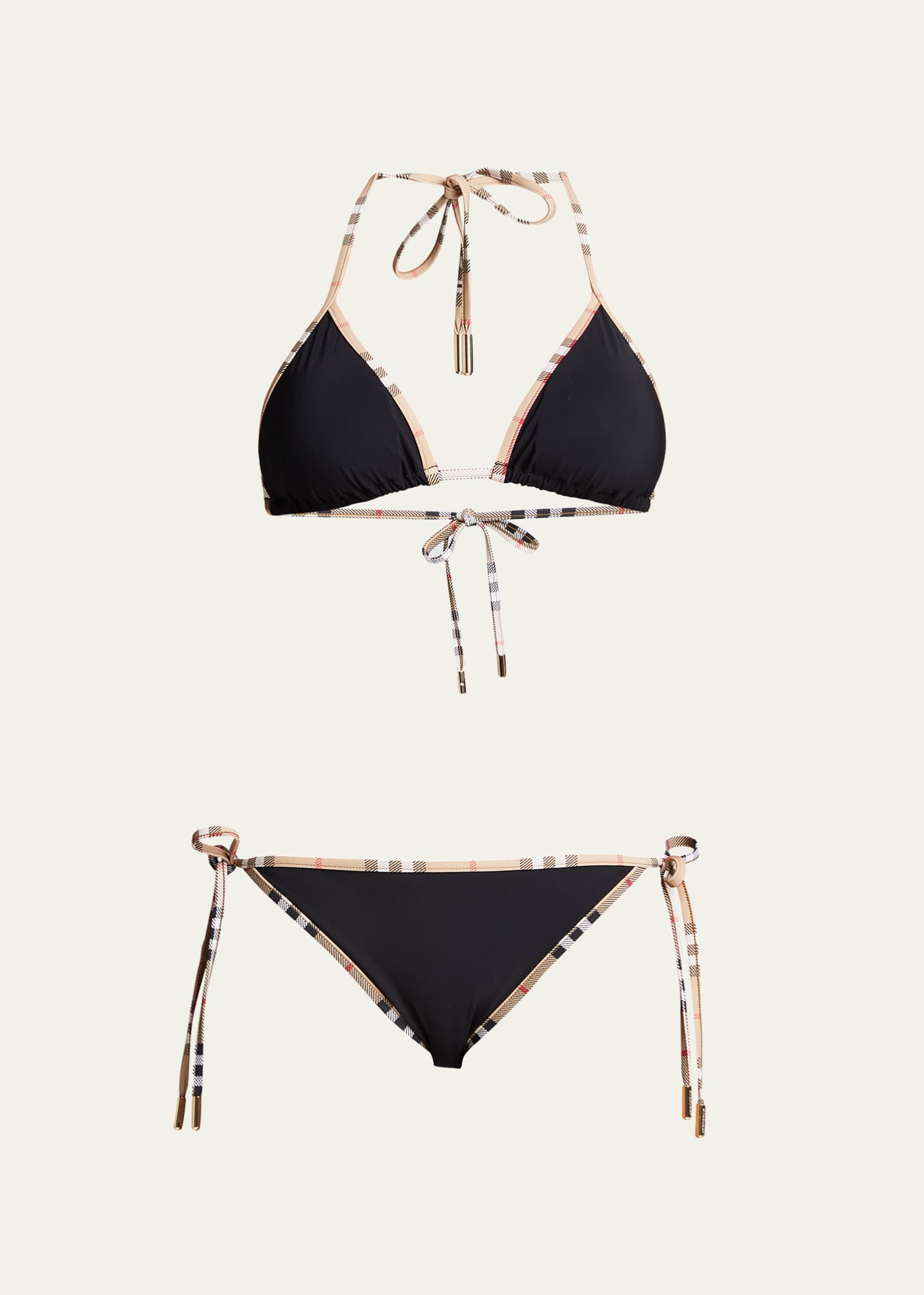 Burberry bikini black top