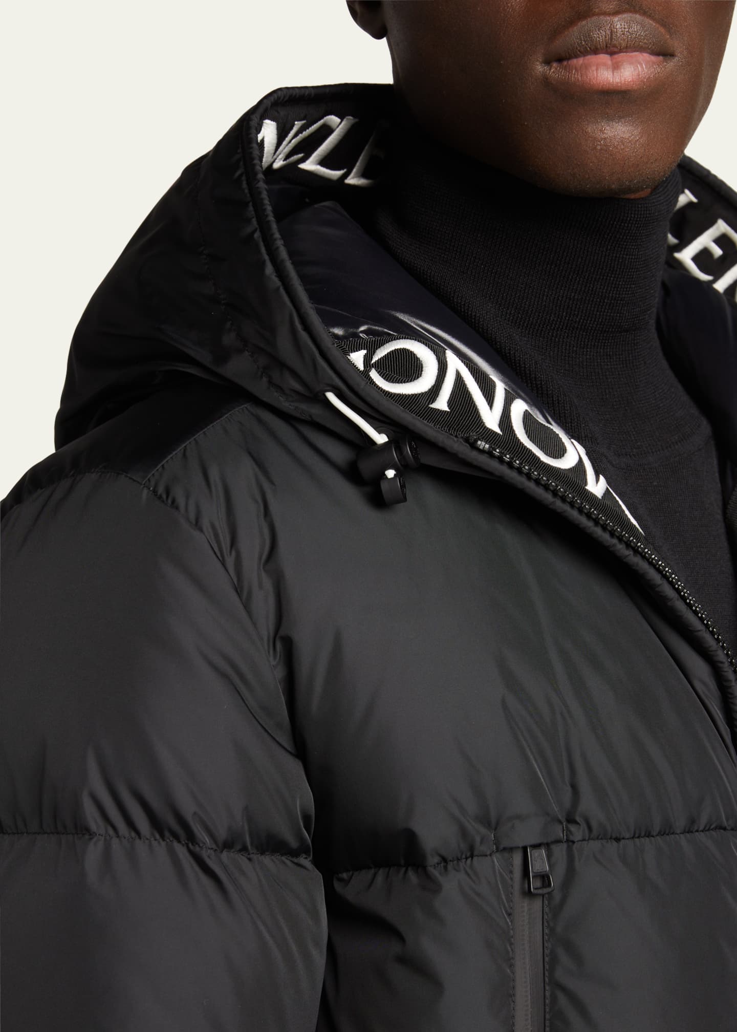 Moncler Men s Montcla Logo Hood Puffer Jacket Bergdorf Goodman