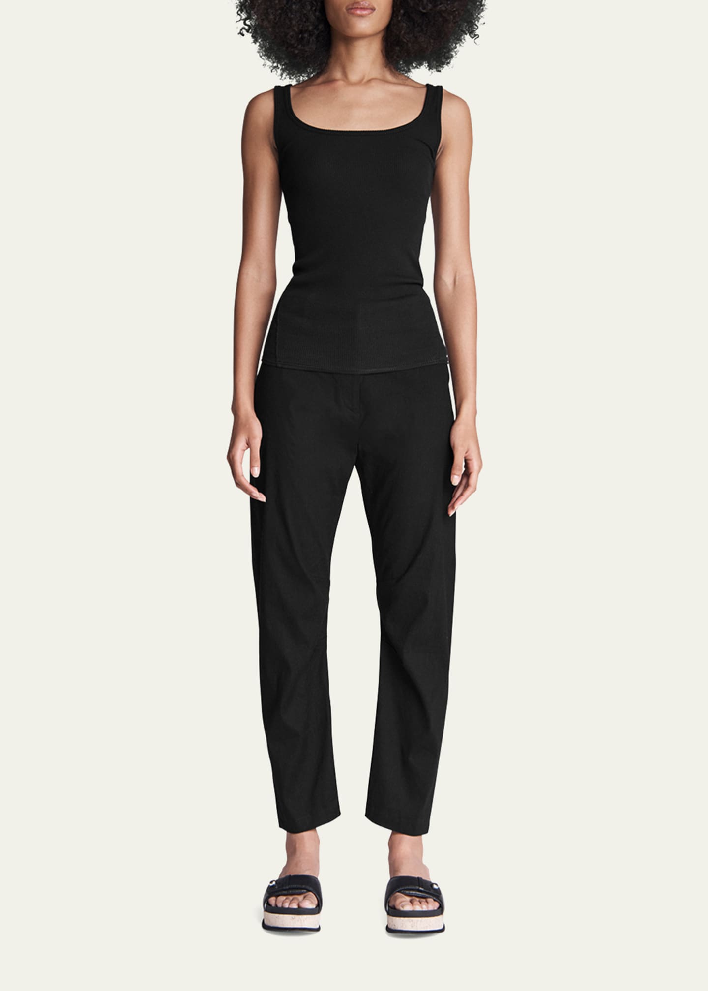 Rag & Bone The Essential Rib Scoop-Neck Tank Image 2 of 5