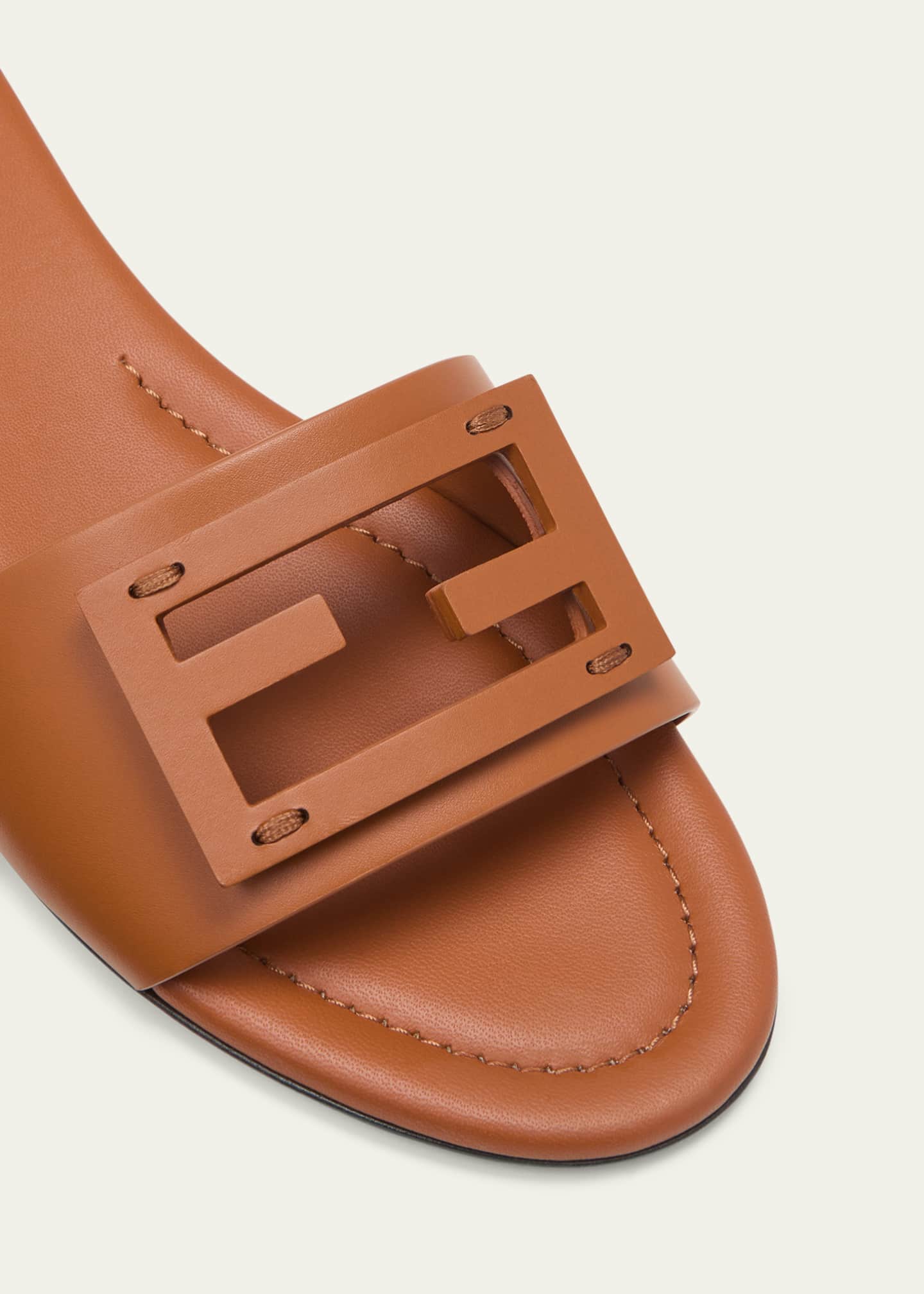 Fendi Baguette FF Tube Medallion Flat Sandals Image 5 of 6